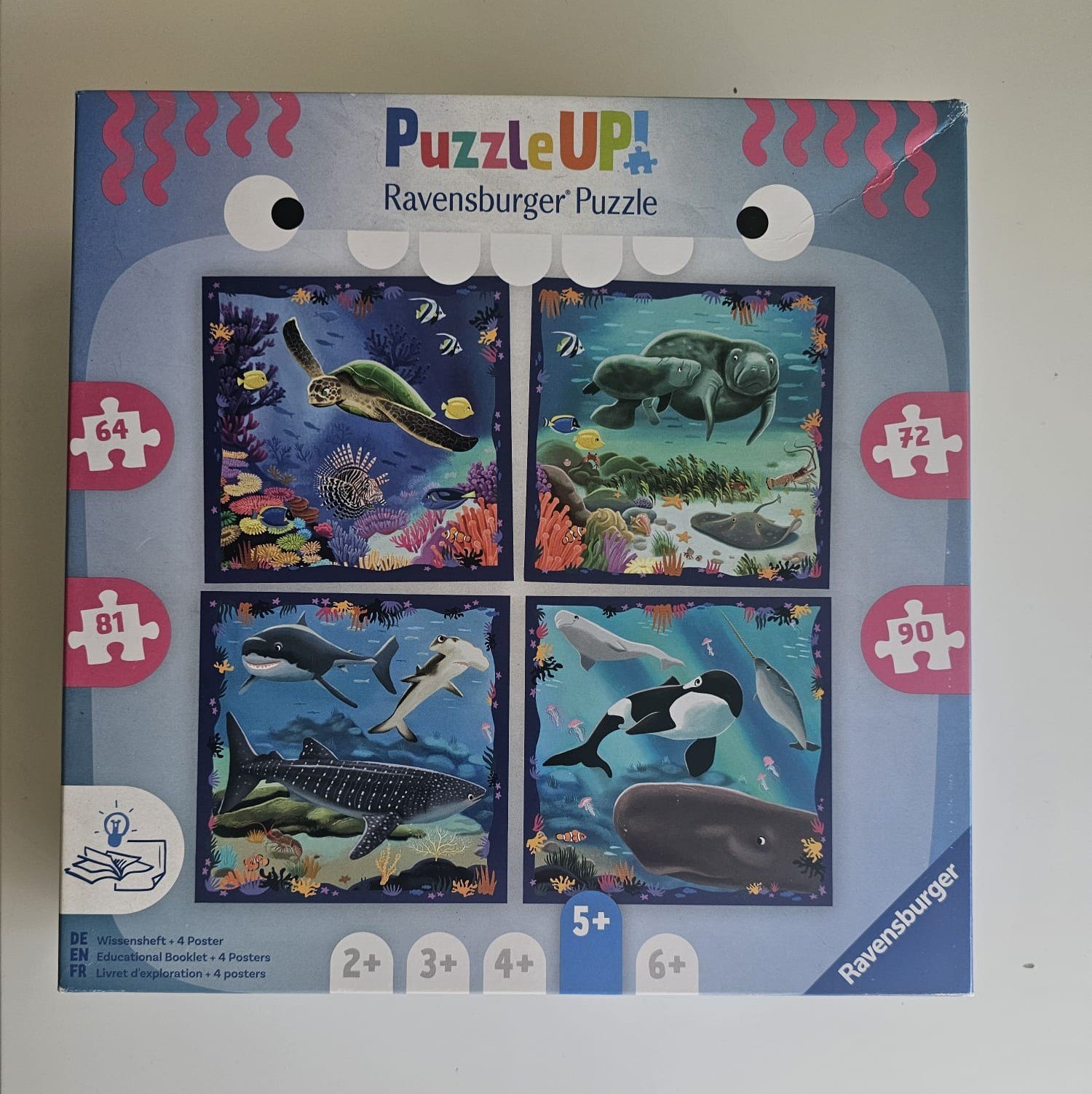 Ravensburger Puzzle UP! Ocean Life Set