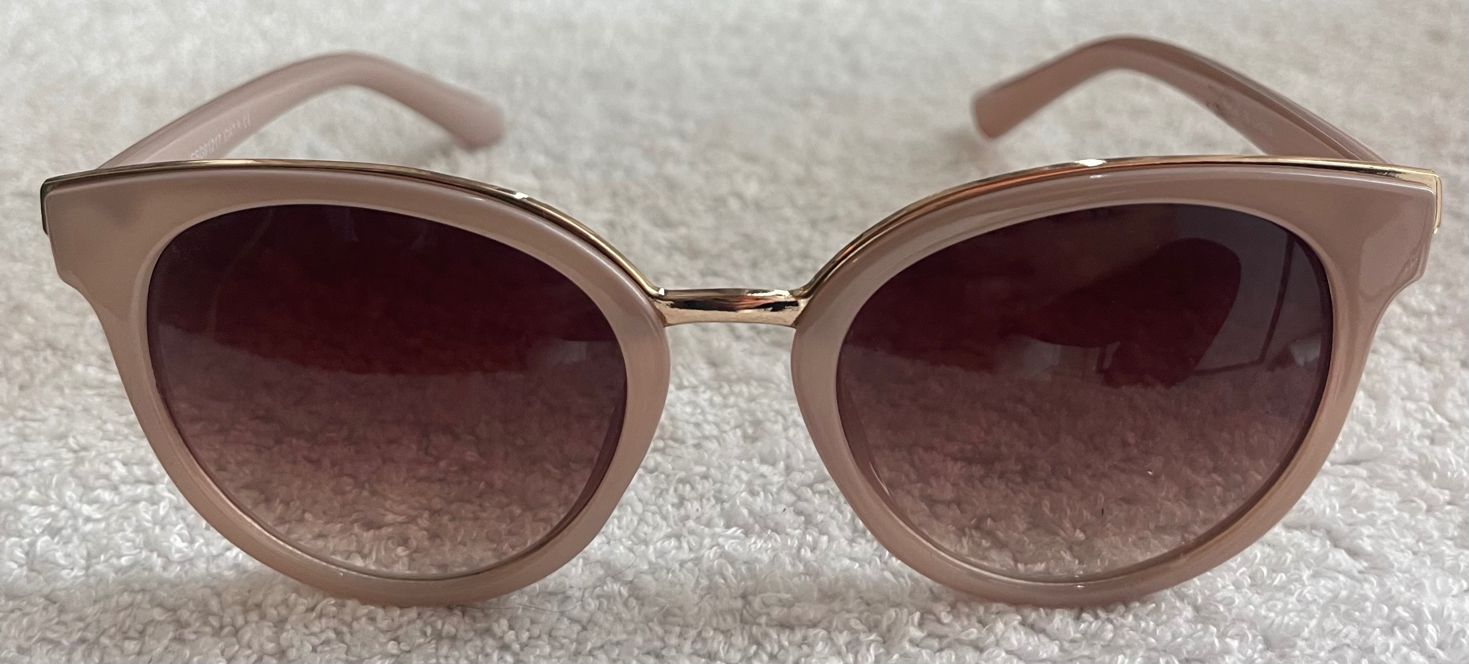 Foster Grant Blush Pink & Gold Sunglasses Frame