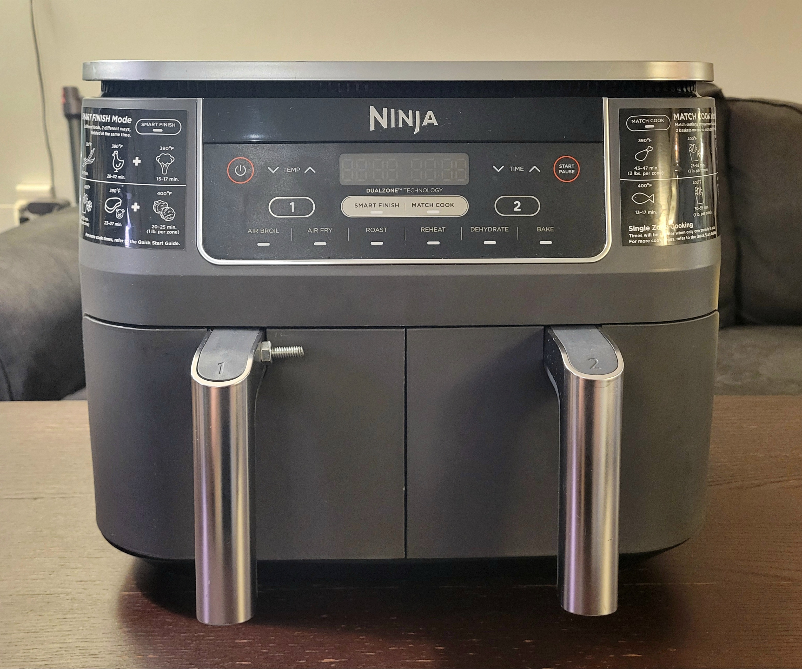 Ninja Foodi 8-Qt 2-Basket DualZone Air Fryer (Model DZ201) - photo 4