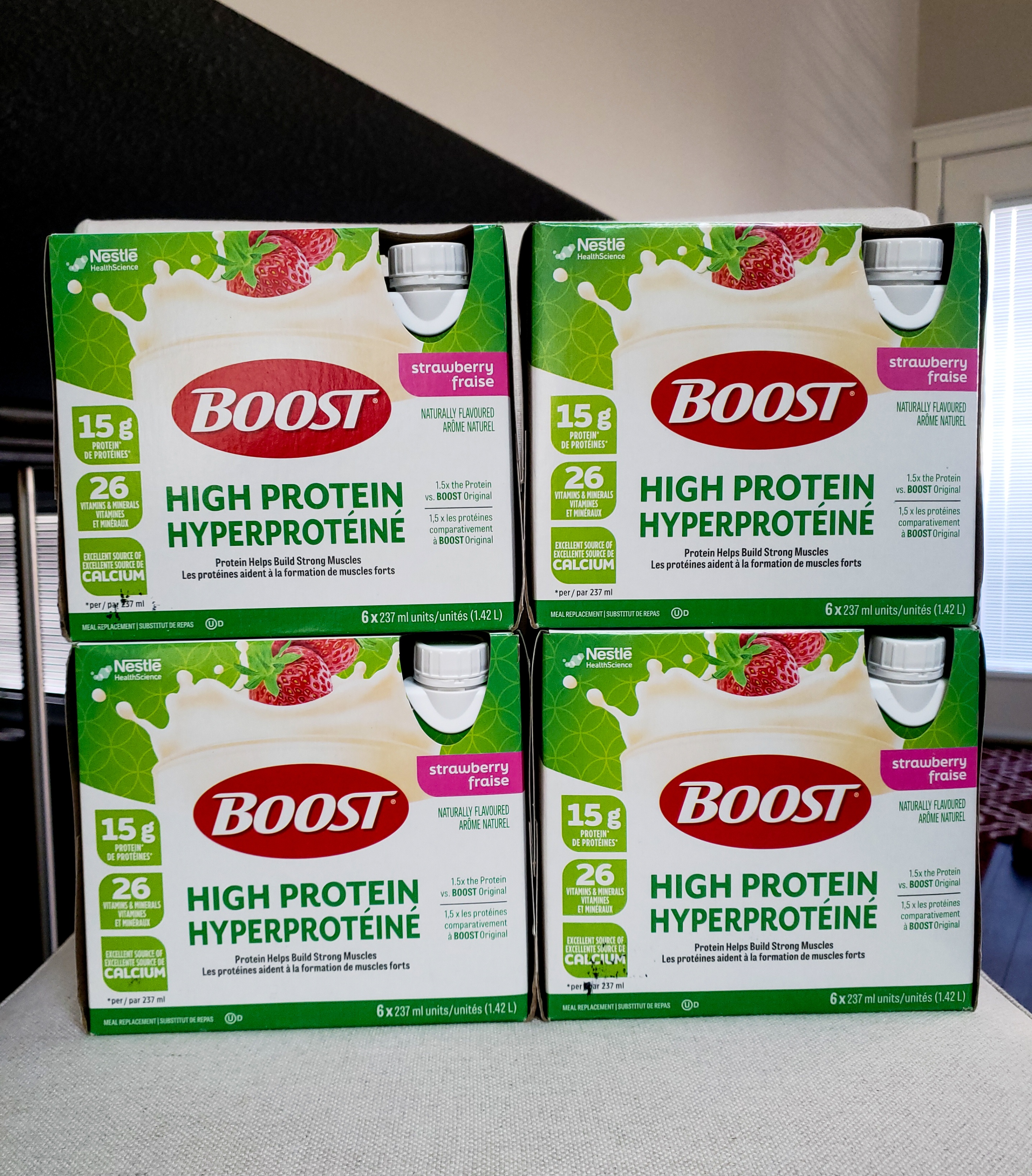 Sealed Boxes of BOOST High Protein Drinks - Strawberry Chocolate - photo 3