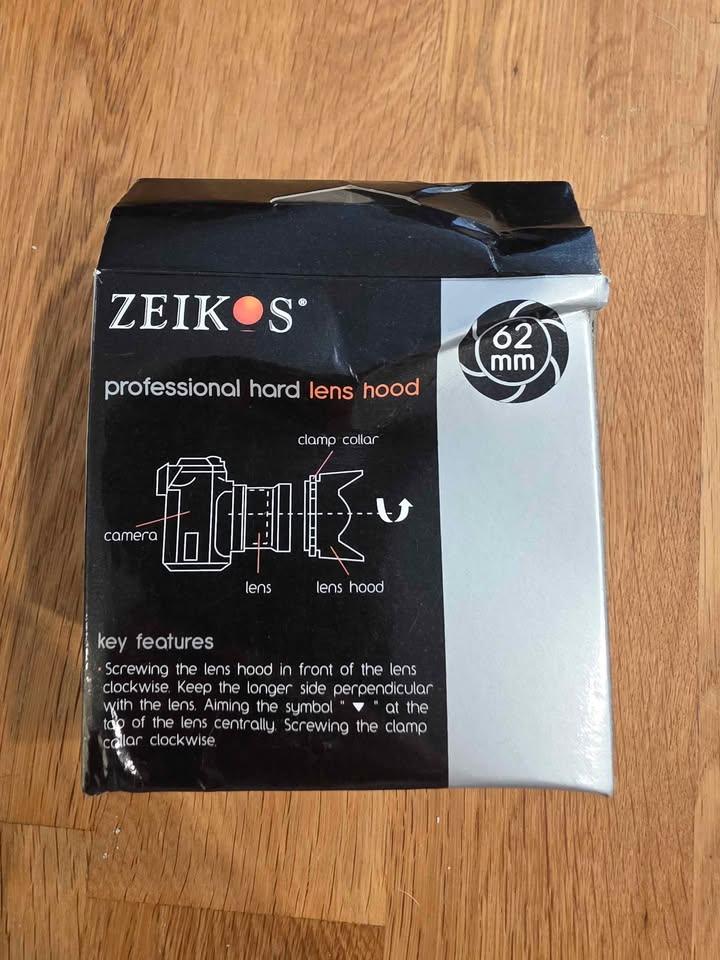Zeikos Hard Lens Hood 62mm - photo 2
