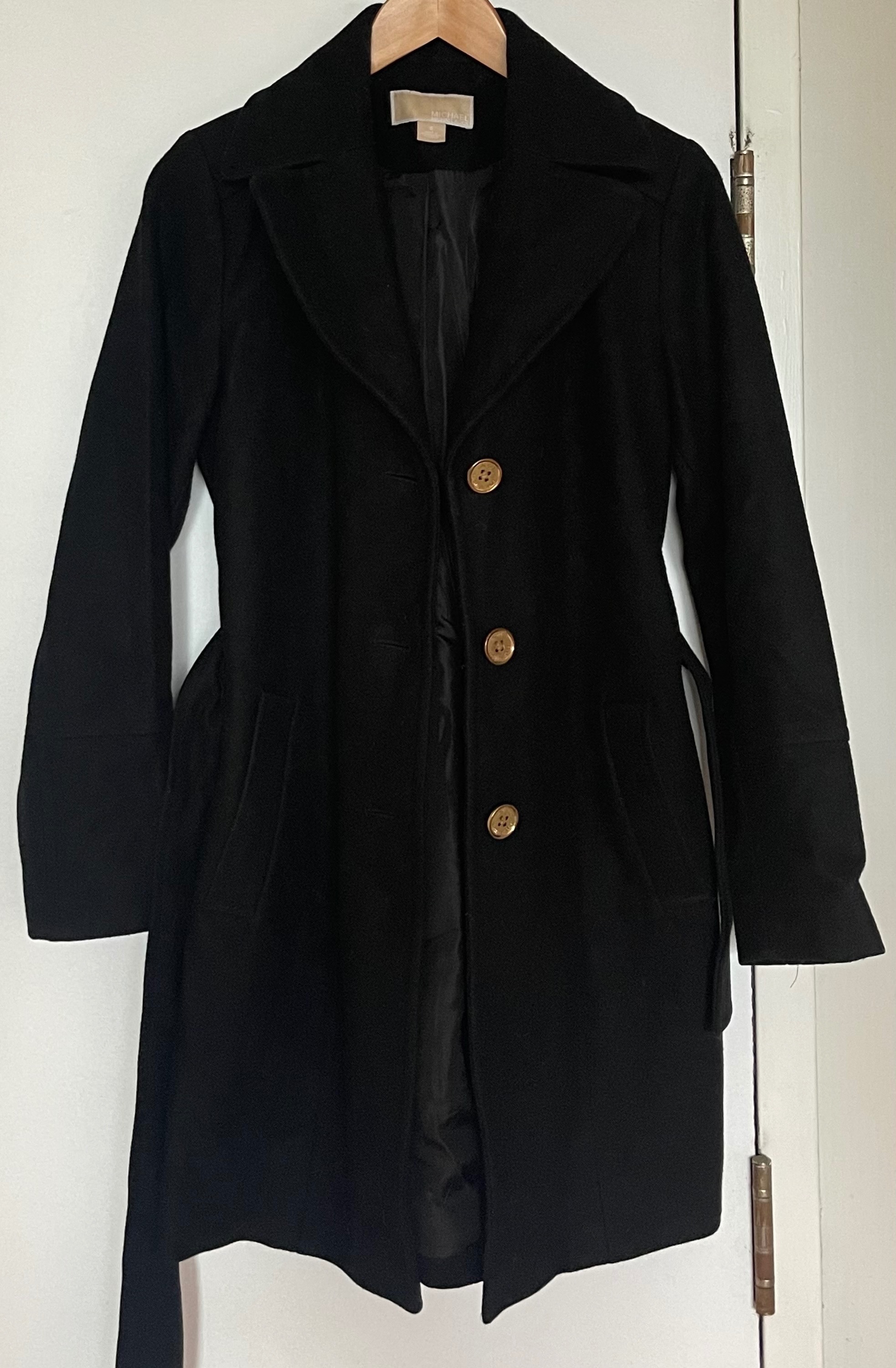MICHAEL Michael Kors Wool Belted Coat (Size 6) - photo 2