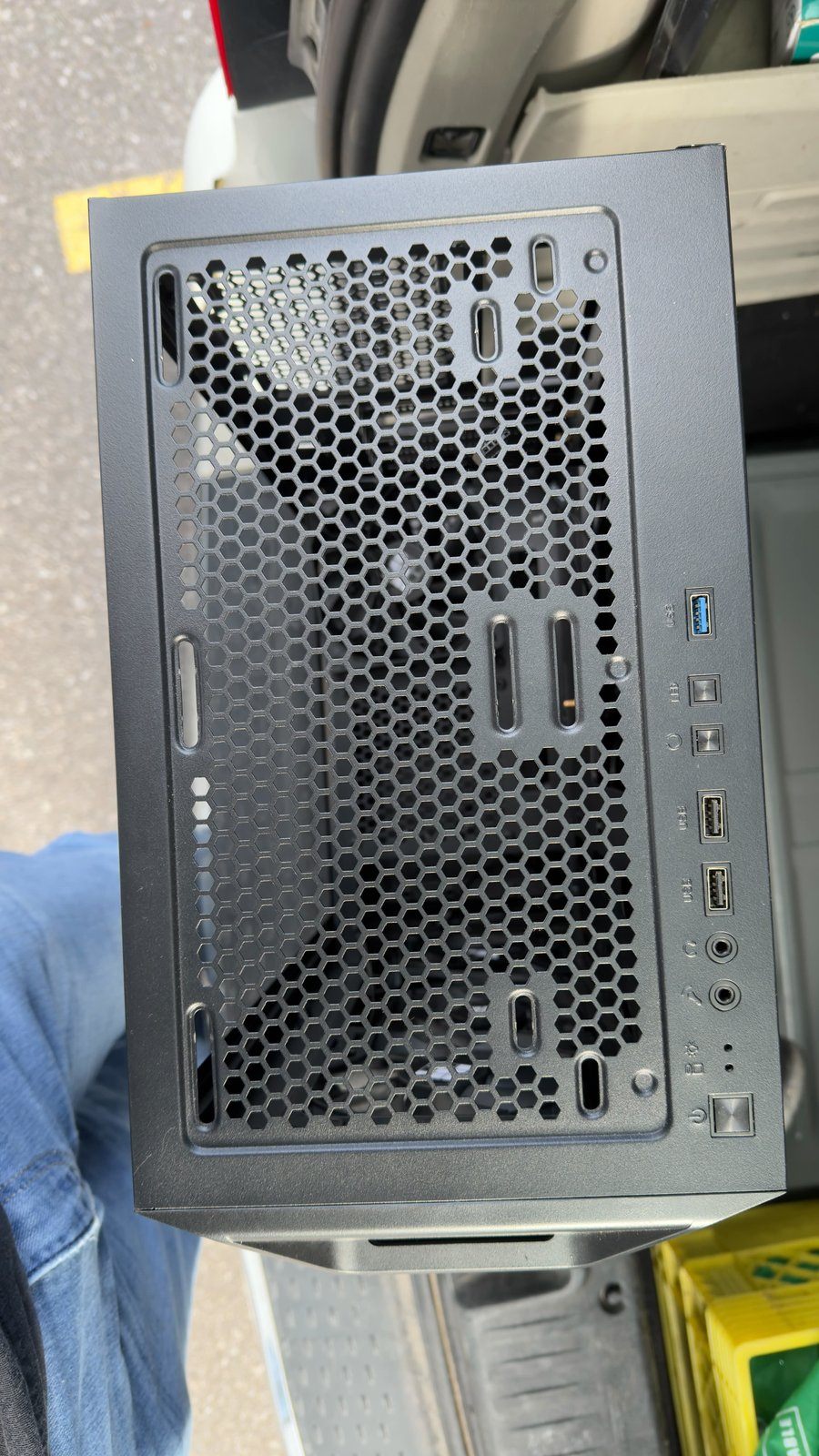 VIPRTECH Gaming PC Case – Tempered Glass Side, Empty (Case Only) - photo 3