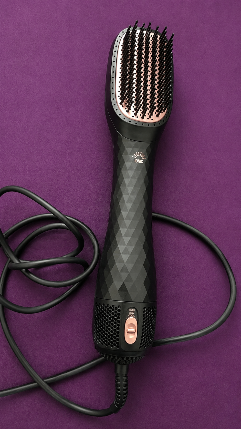 Ionic Hot Air Paddle Brush Hair Dryer & Styler - photo 2