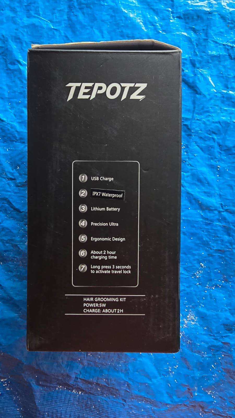 TEPOTZ 7D Electric Head Shaver / 5-in-1 Grooming Kit - photo 5