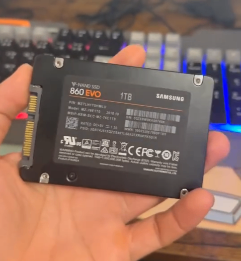 Samsung 860 EVO 1TB SSD SATA 2.5”