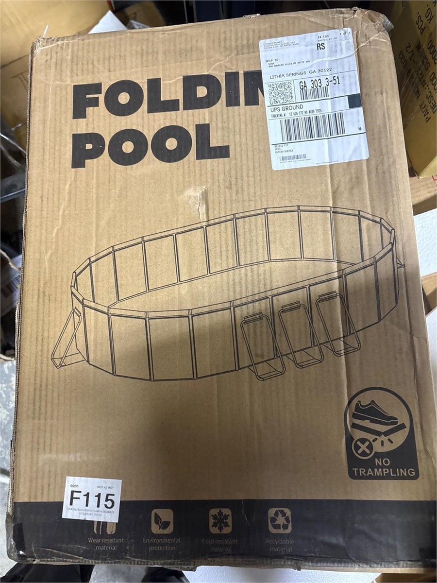 Folding Pool 210cm Glacier Blue - photo 3