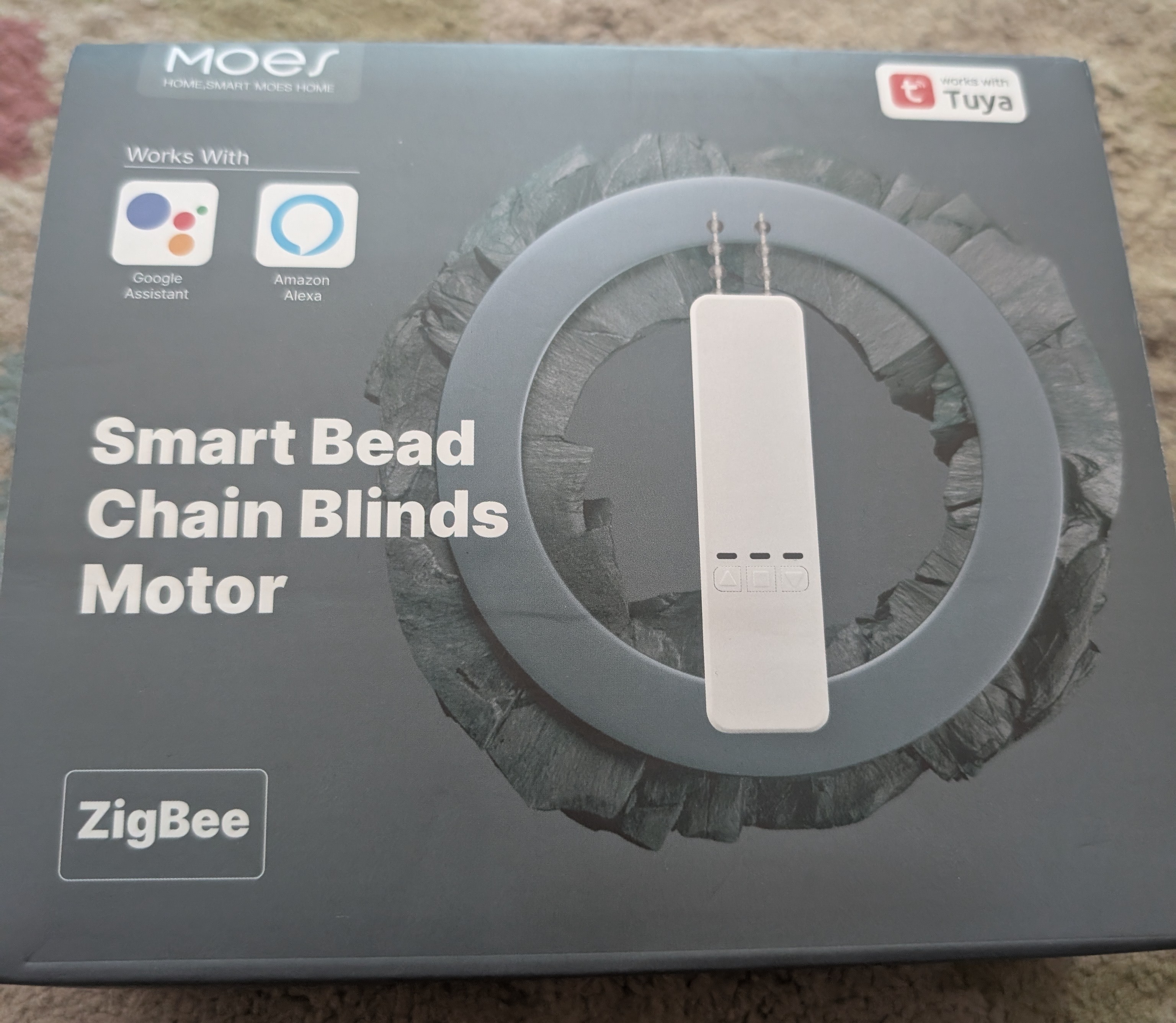 Moes Smart Bead Chain Blinds Motor (ZigBee) – New w/ Solar Panel