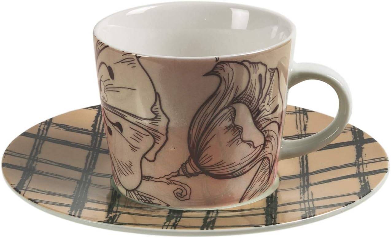Villa d'Este Italian Espresso Set - 6 Cups & Saucers - photo 2