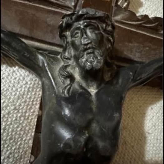 INRI 20" Crucifix - Needs repair (see ad) - photo 4