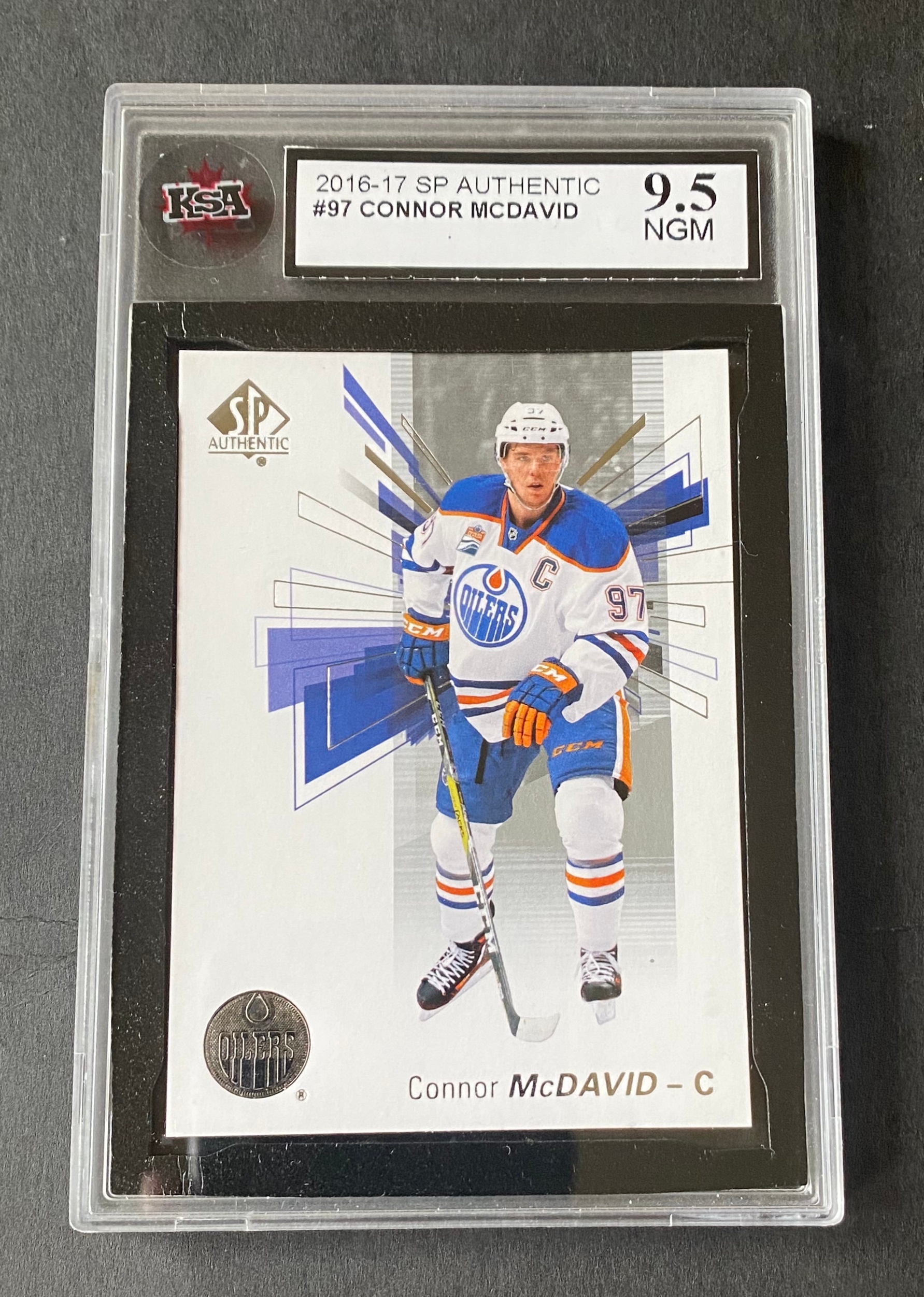 2016 Edmonton Oilers Connor Mcdavid #97 KSA 9.5
