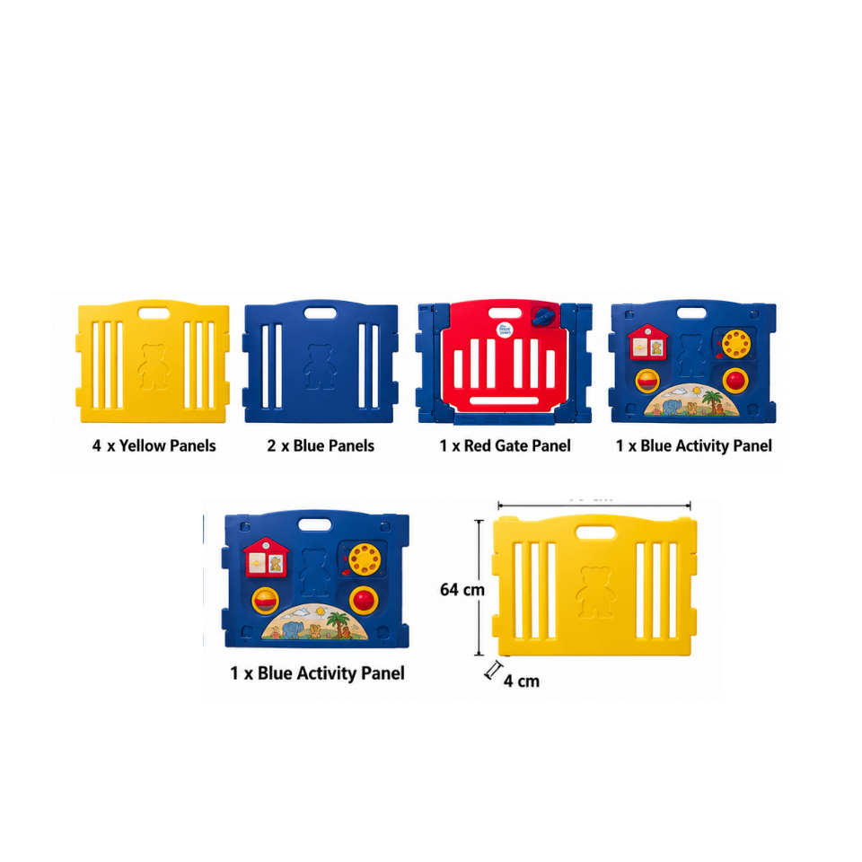Colourful modular baby/toddler playpen - photo 2