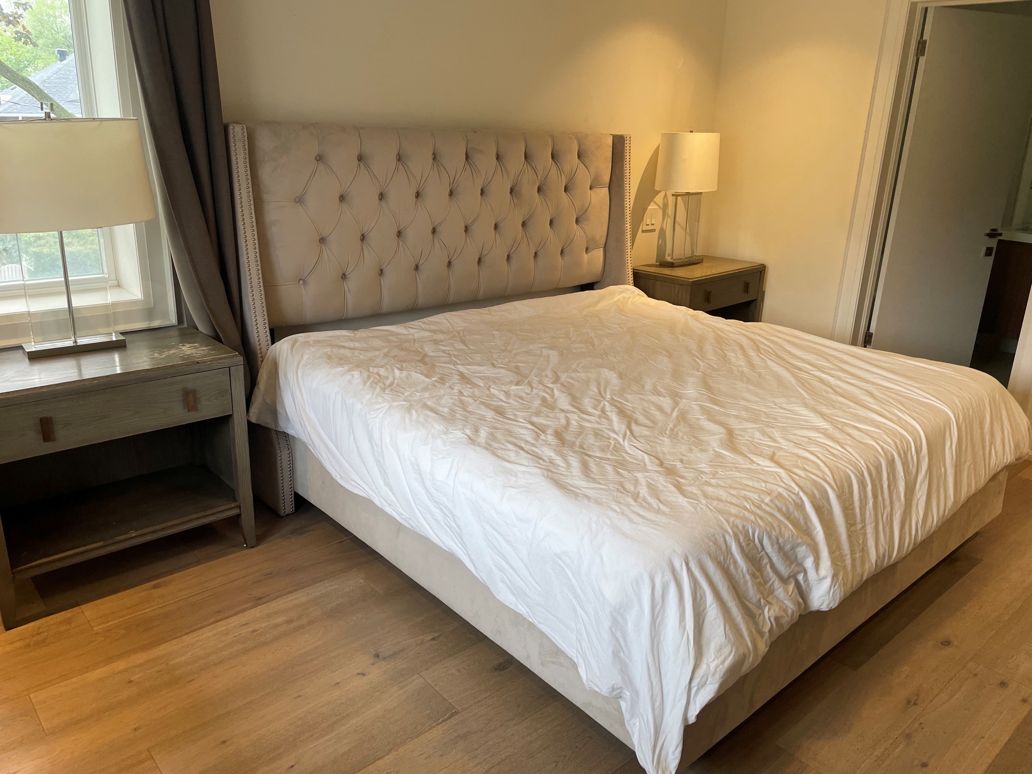 King Size Upholstered Bed – Including Mattress - photo 2