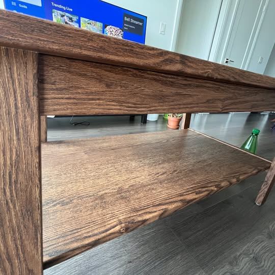 IKEA Coffee Table with Shelf, Brown – $20 Moving Sale - photo 3