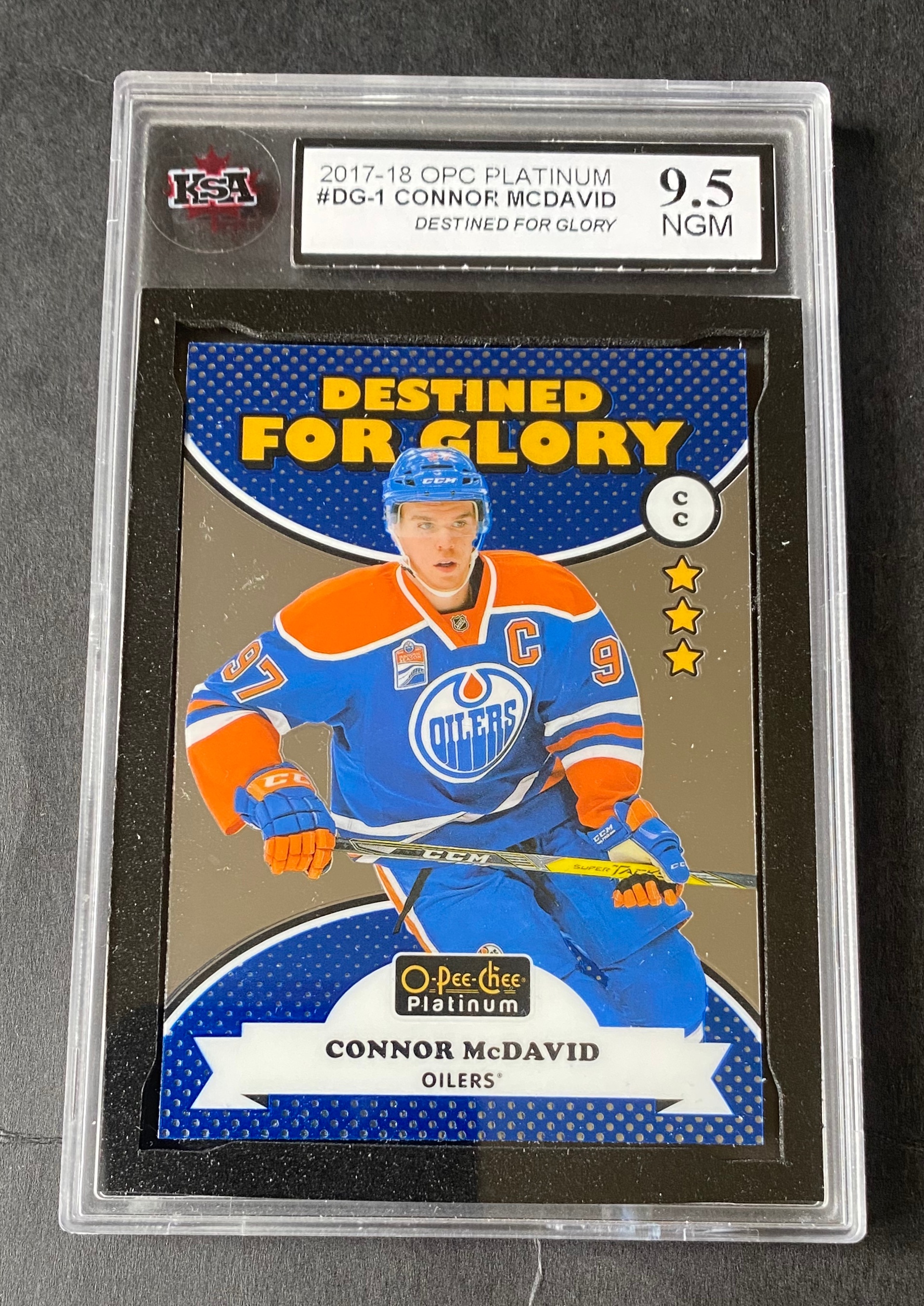 2017 Edmonton Oilers Connor Mcdavid Destined For Glory KSA 9.5