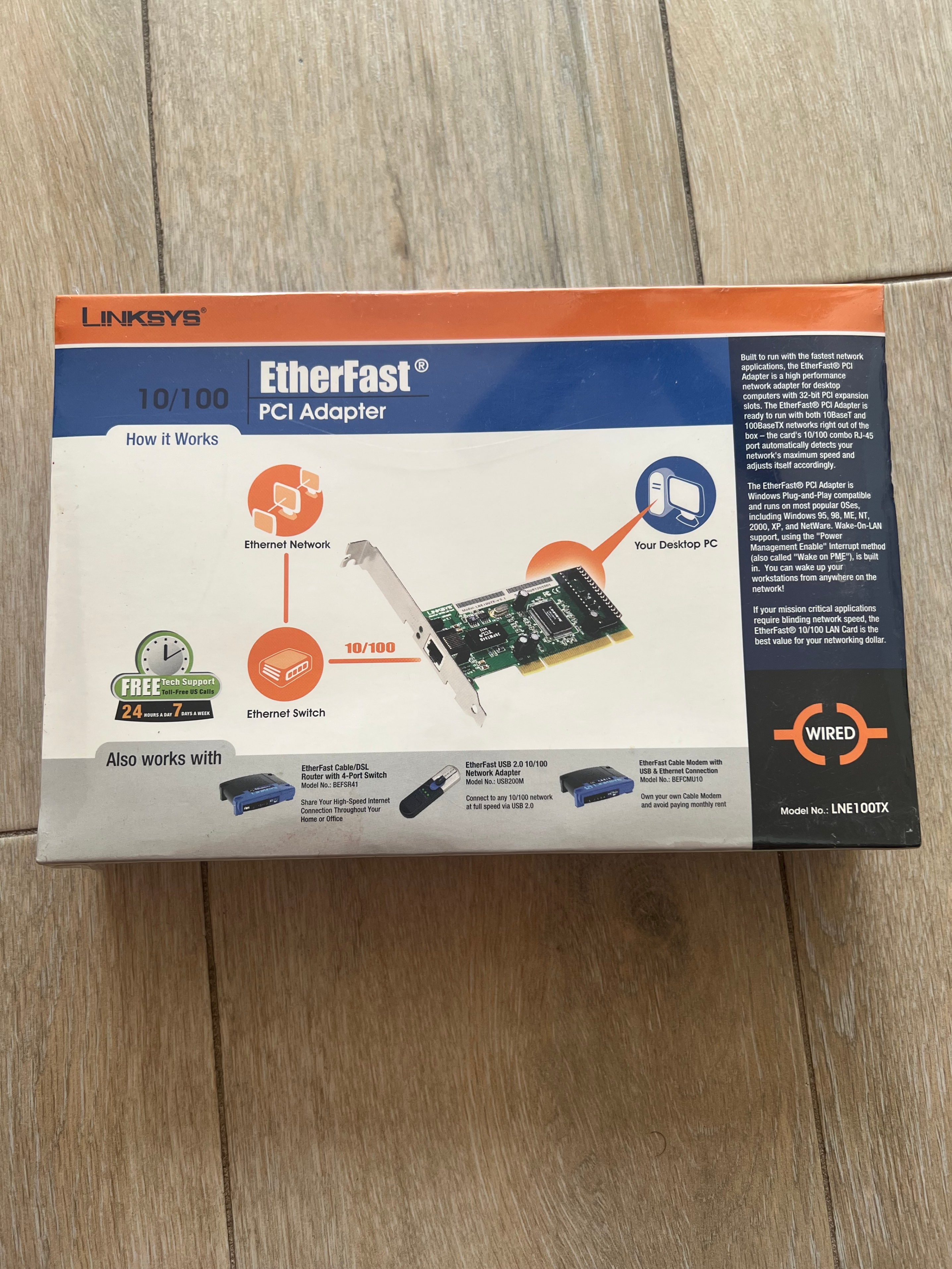 Linksys 10/100 EtherFast PCI Adapter - photo 2