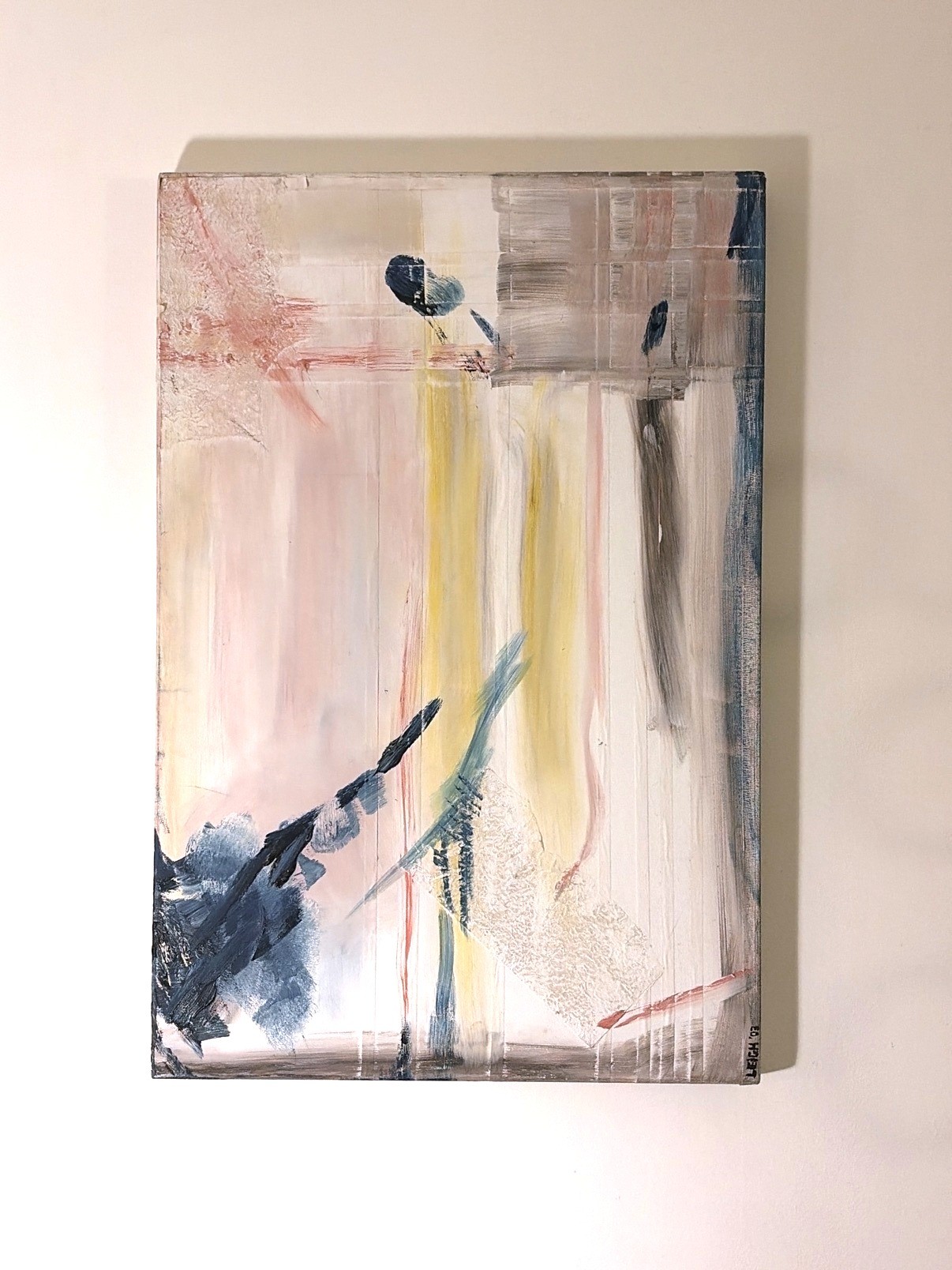 Original Abstract Painting on Canvas — 24 x 36 in, Signed