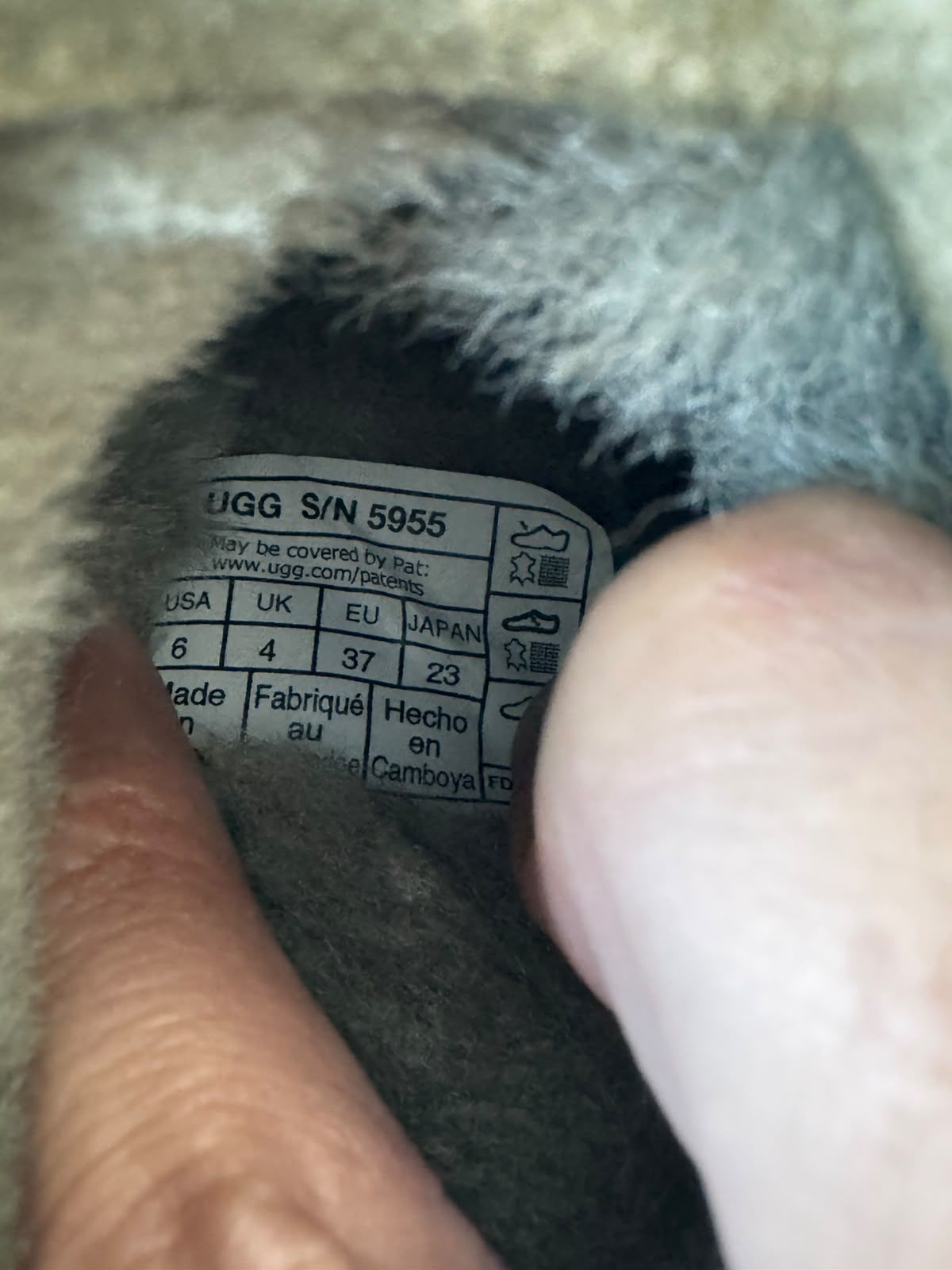 UGG Tasman Slippers Green - Size 6 - photo 5
