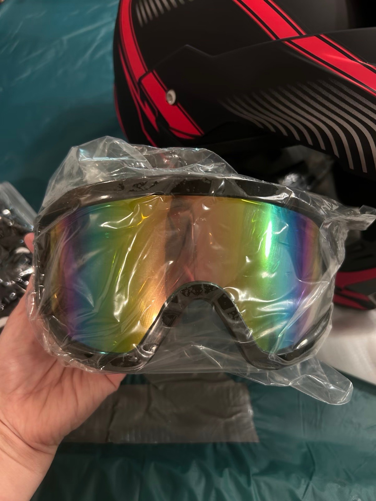 Brand New Adult Motorcycle Helmet Set - photo 4