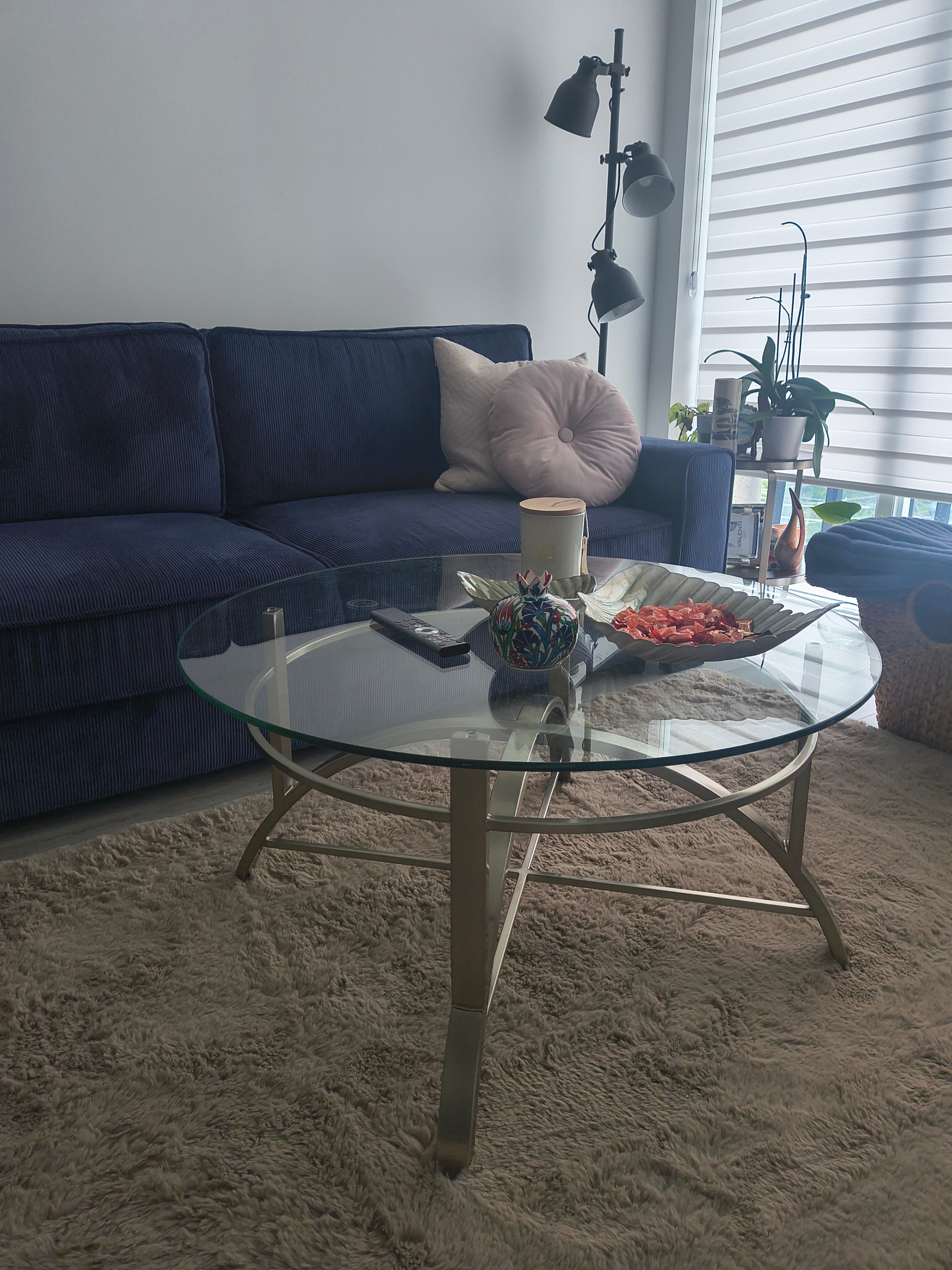 Bernhardt Glass Coffee Table and Side Table (Set)