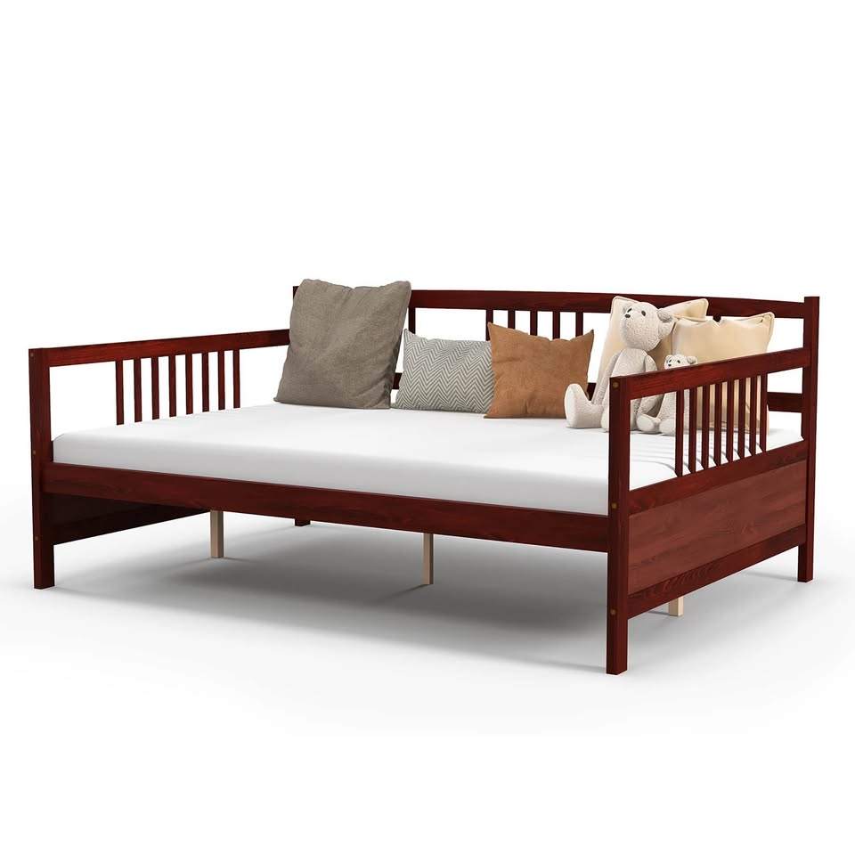BNIB Full Size Daybed, Wooden Daybed Sofa Bed Frame - photo 2