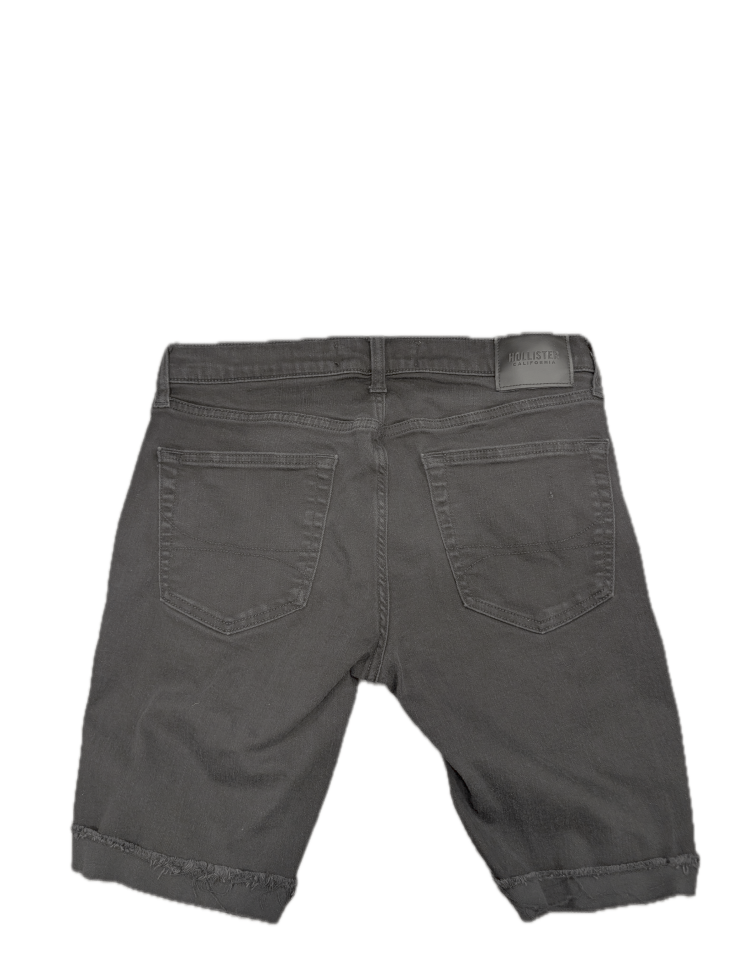 Hollister Black Distressed Denim Shorts - photo 2