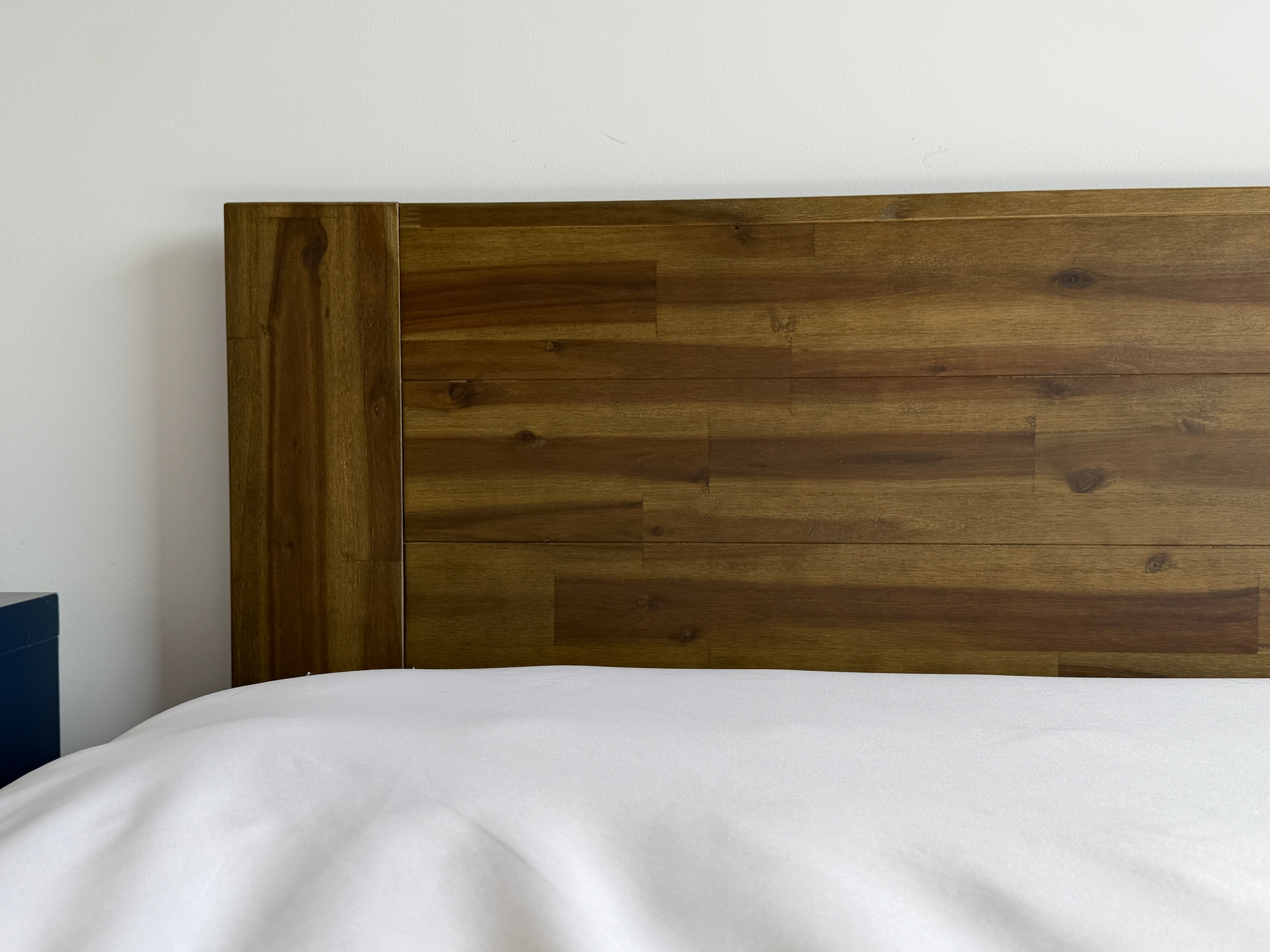 Queen Size Bed with Slat Style Frame and King Koil Mattress - photo 3