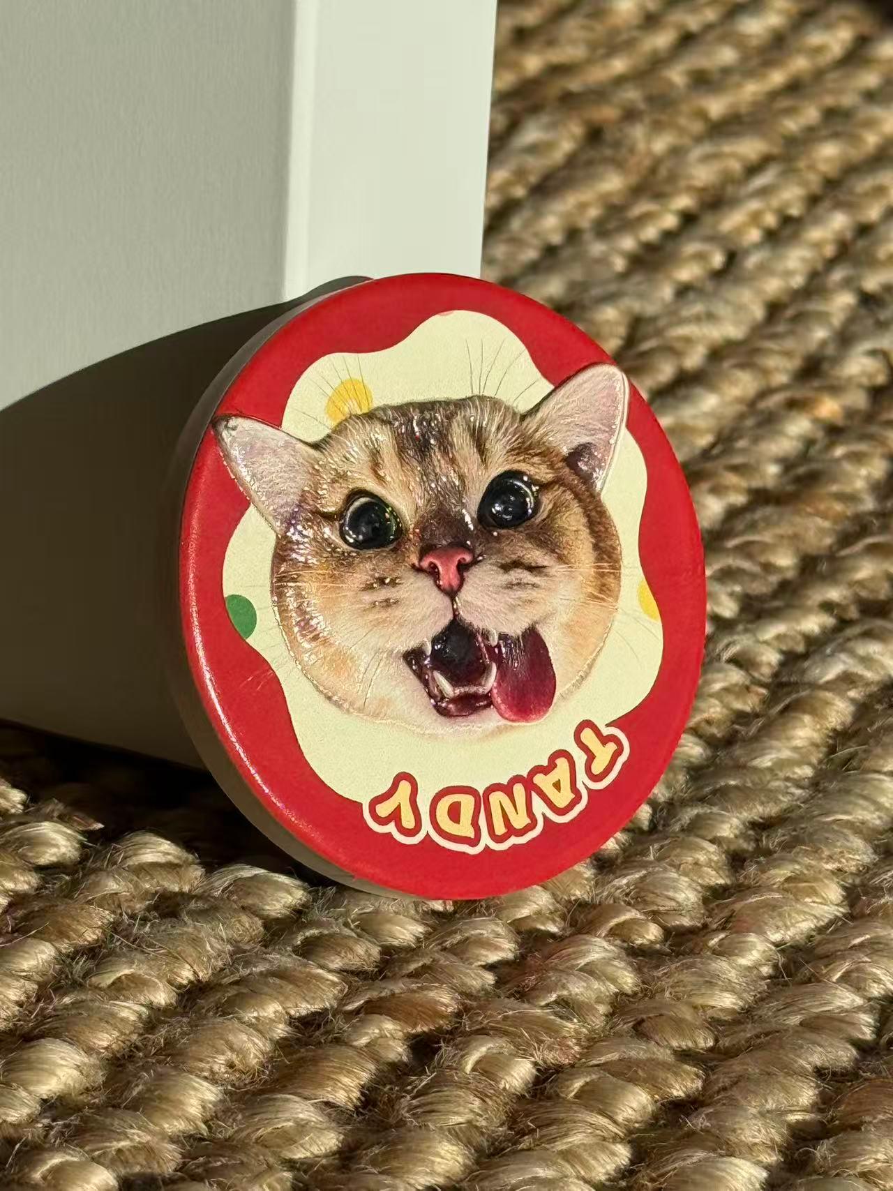 Custom 2.5D Pet Portrait Fridge Magnet – Made to Order - photo 4