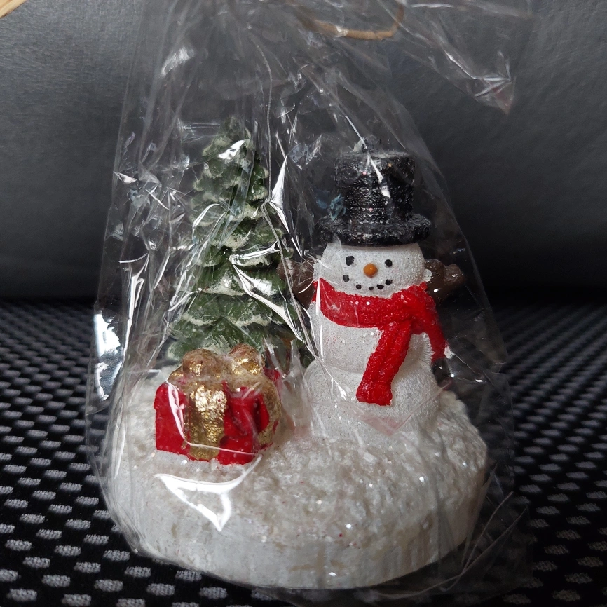 Christmas Tree Snowman Present Candle Stocking Stuffer - photo 3