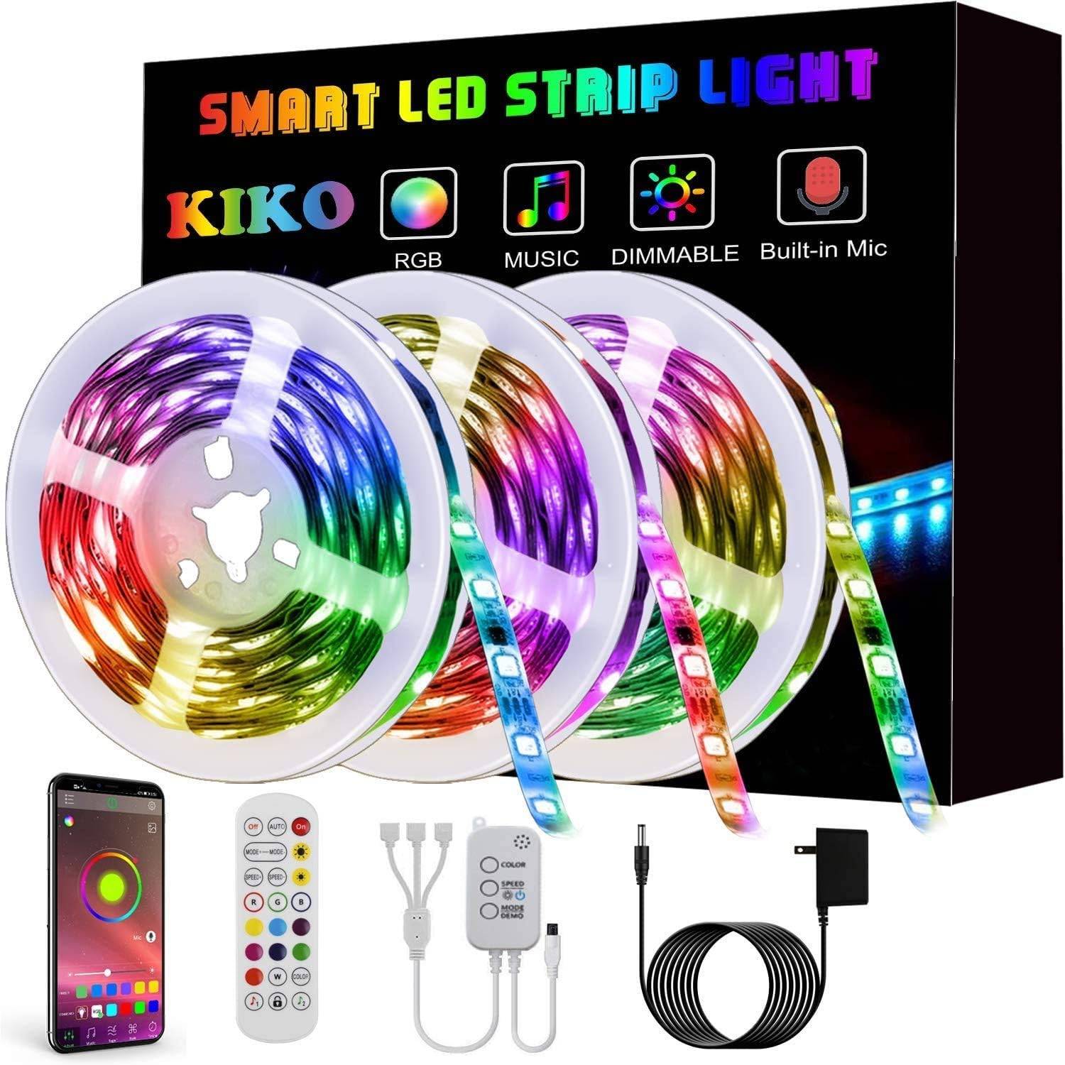 BNIB Smart LED Color Changing Lights with Remote - 39.3ft