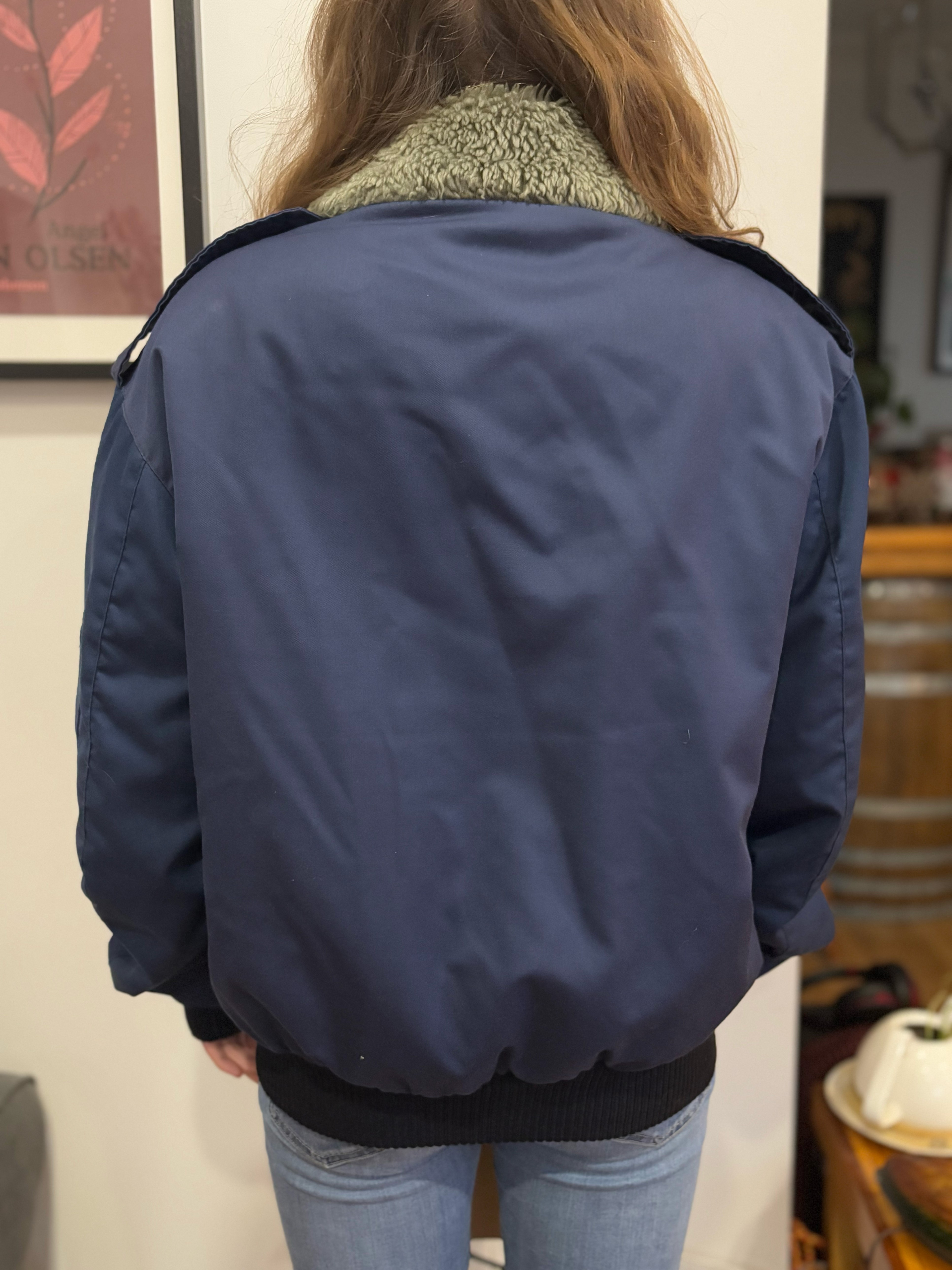 Vintage insulated bomber jacket - photo 3