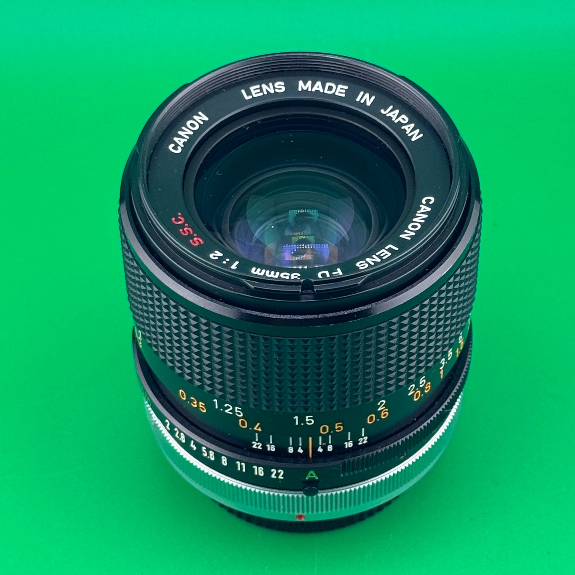 Canon FD 35mm f/2 - FD-mount - Yes - Excellent