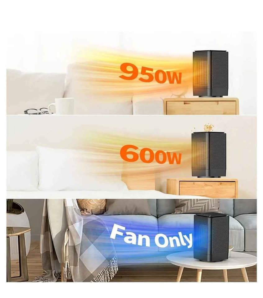 Portable Indoor Oscillating Space Heater - photo 2