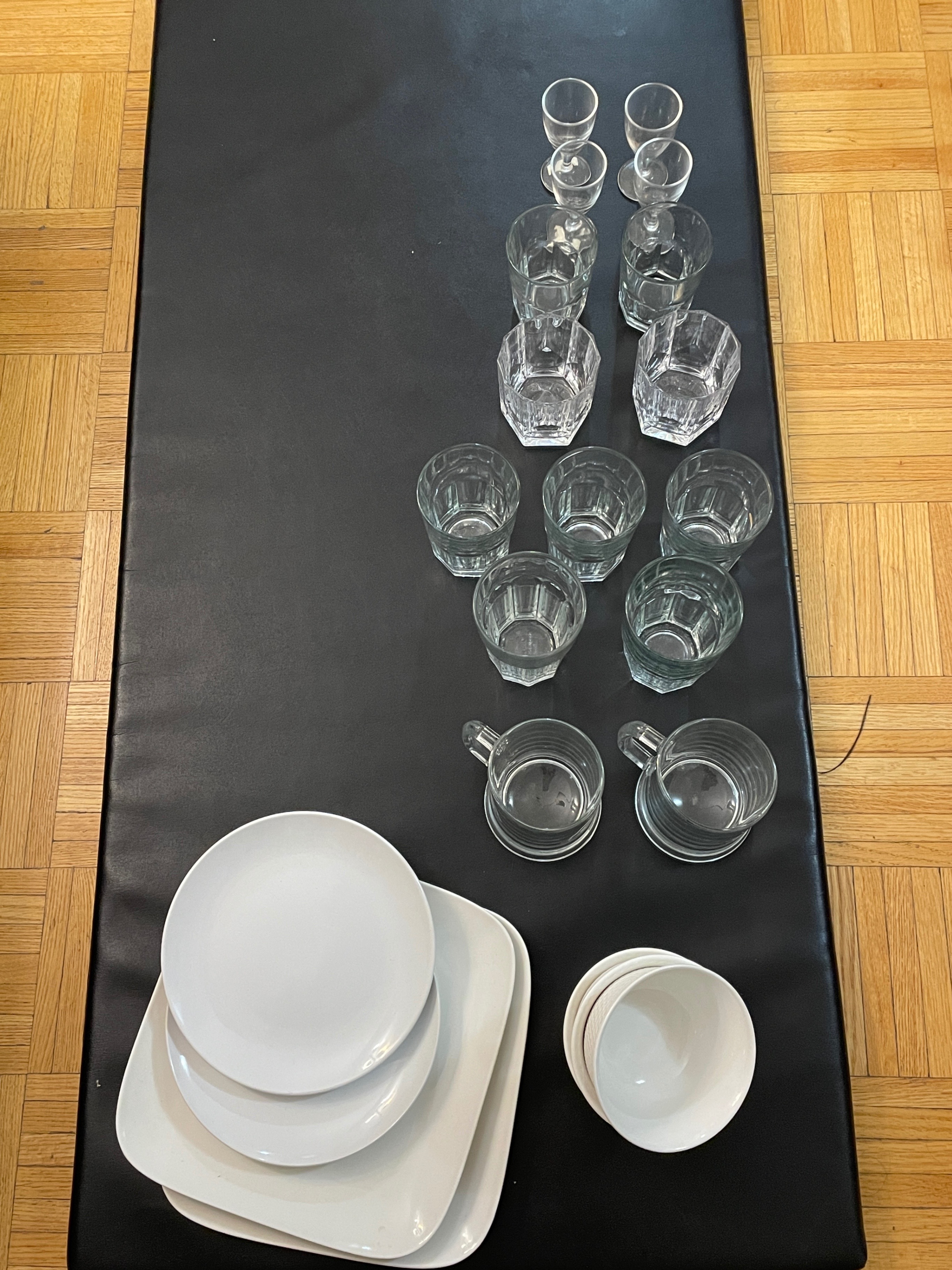 Complete 22-Pc Modern White Kitchen & Glassware Starter Set 🍽️✨
