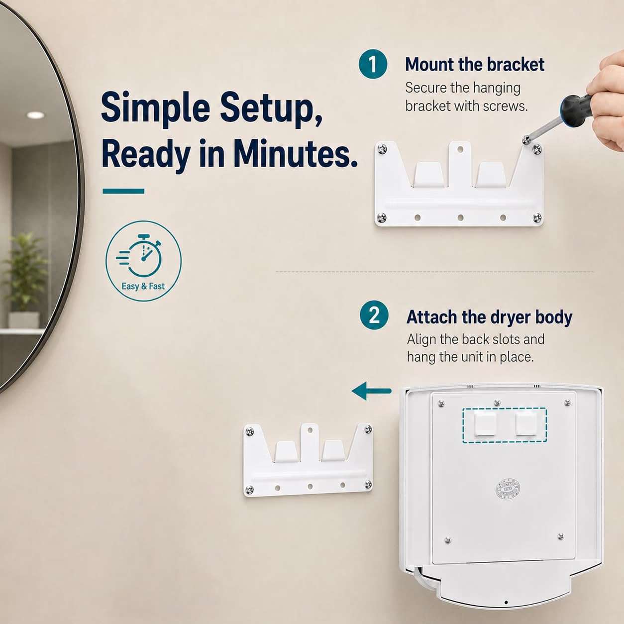 New Commercial Hand Dryers for Bathroom For Sale - photo 3