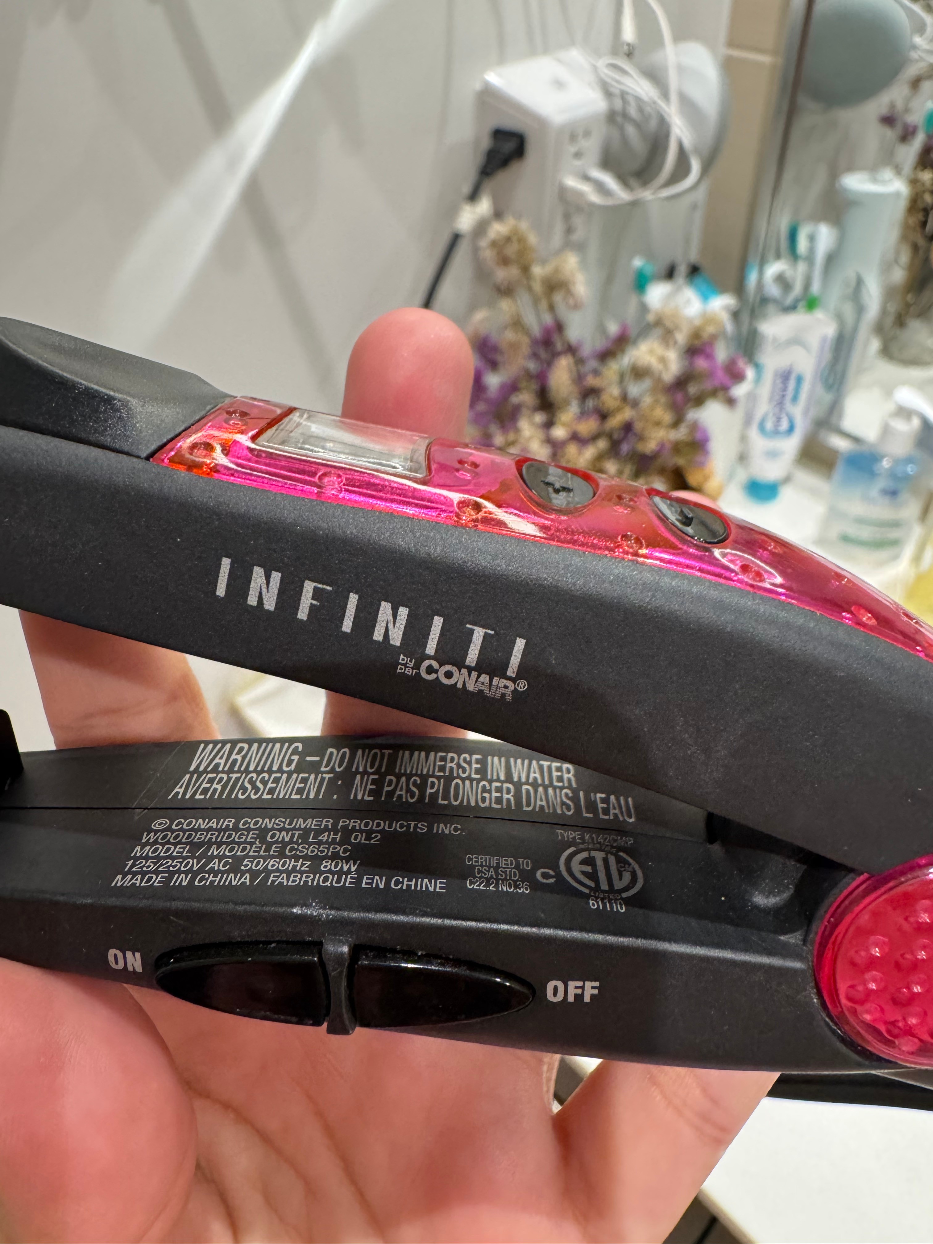 Infiniti by Conair Hair Straightener - photo 2