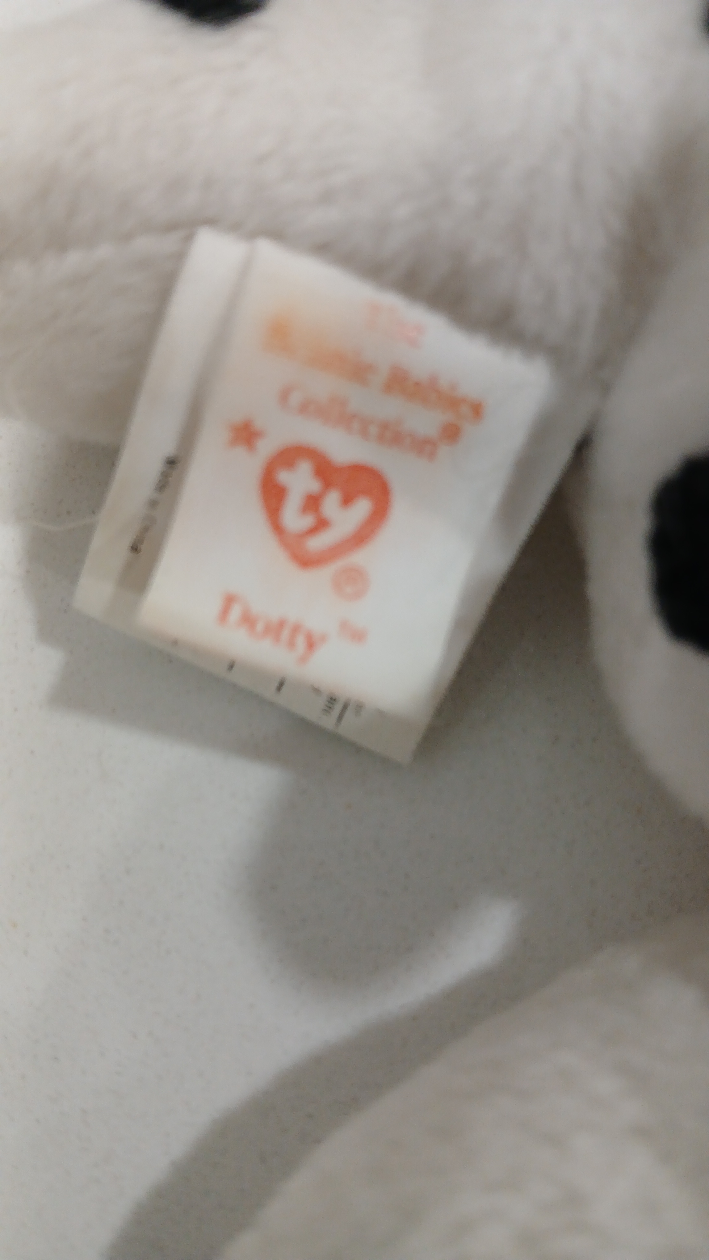 Ty Beany Baby Dotty With Birth Tag, Like New, - photo 5