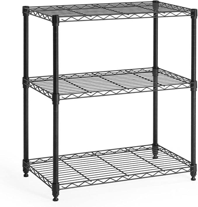 Heavy-Duty Adjustable Height Wire Shelving Unit