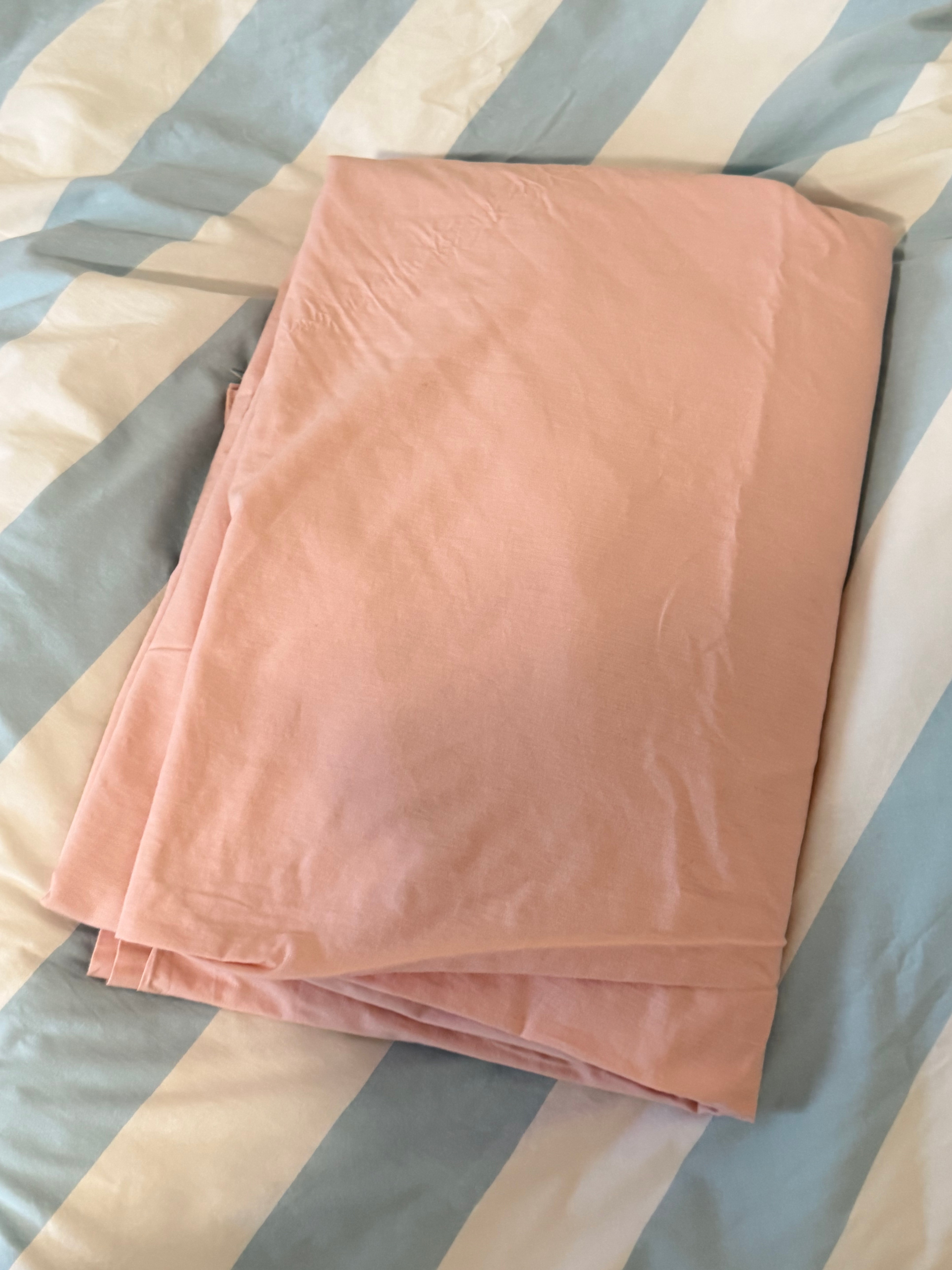 IKEA DVALA Queen Flat Sheet – Light Pink - photo 4