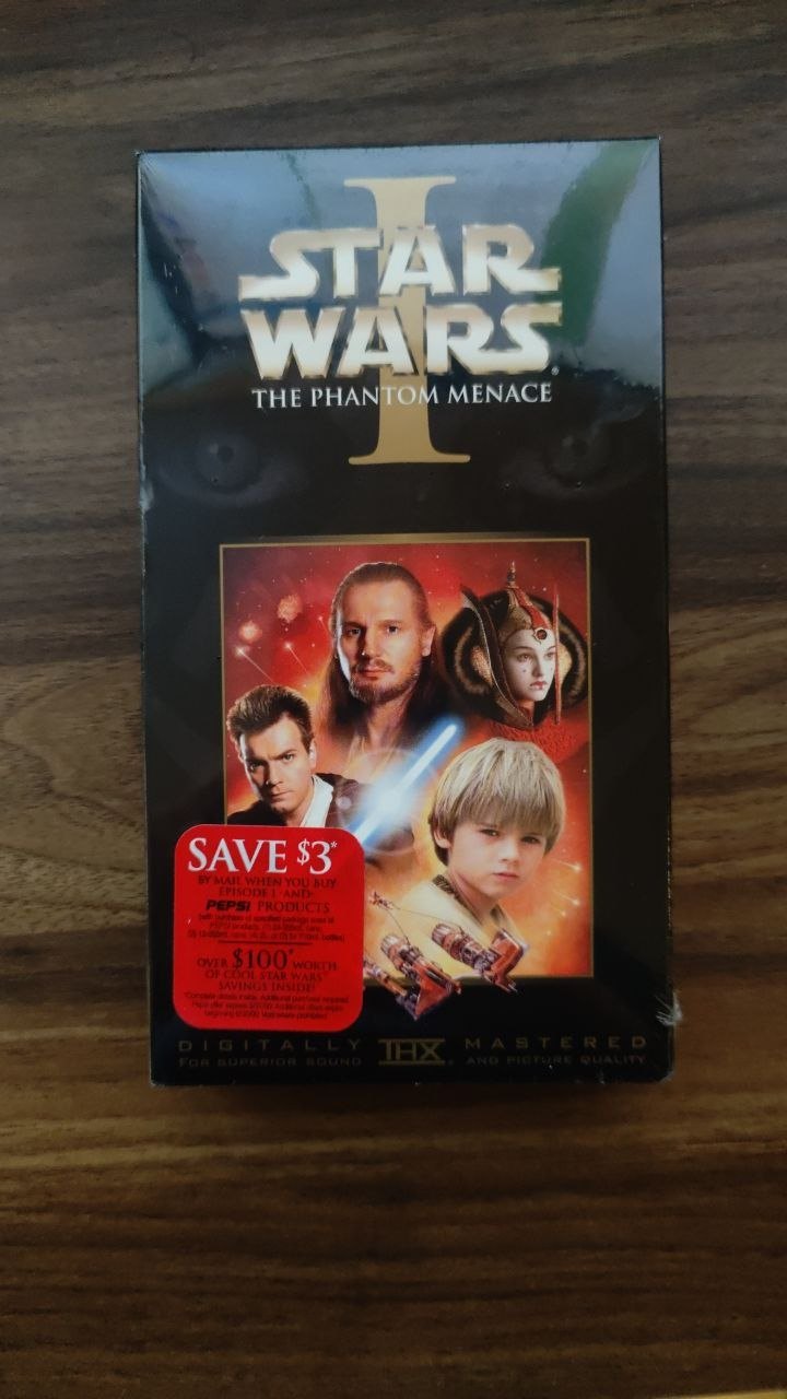 Star Wars Episode I VHS (2000) Factory Sealed