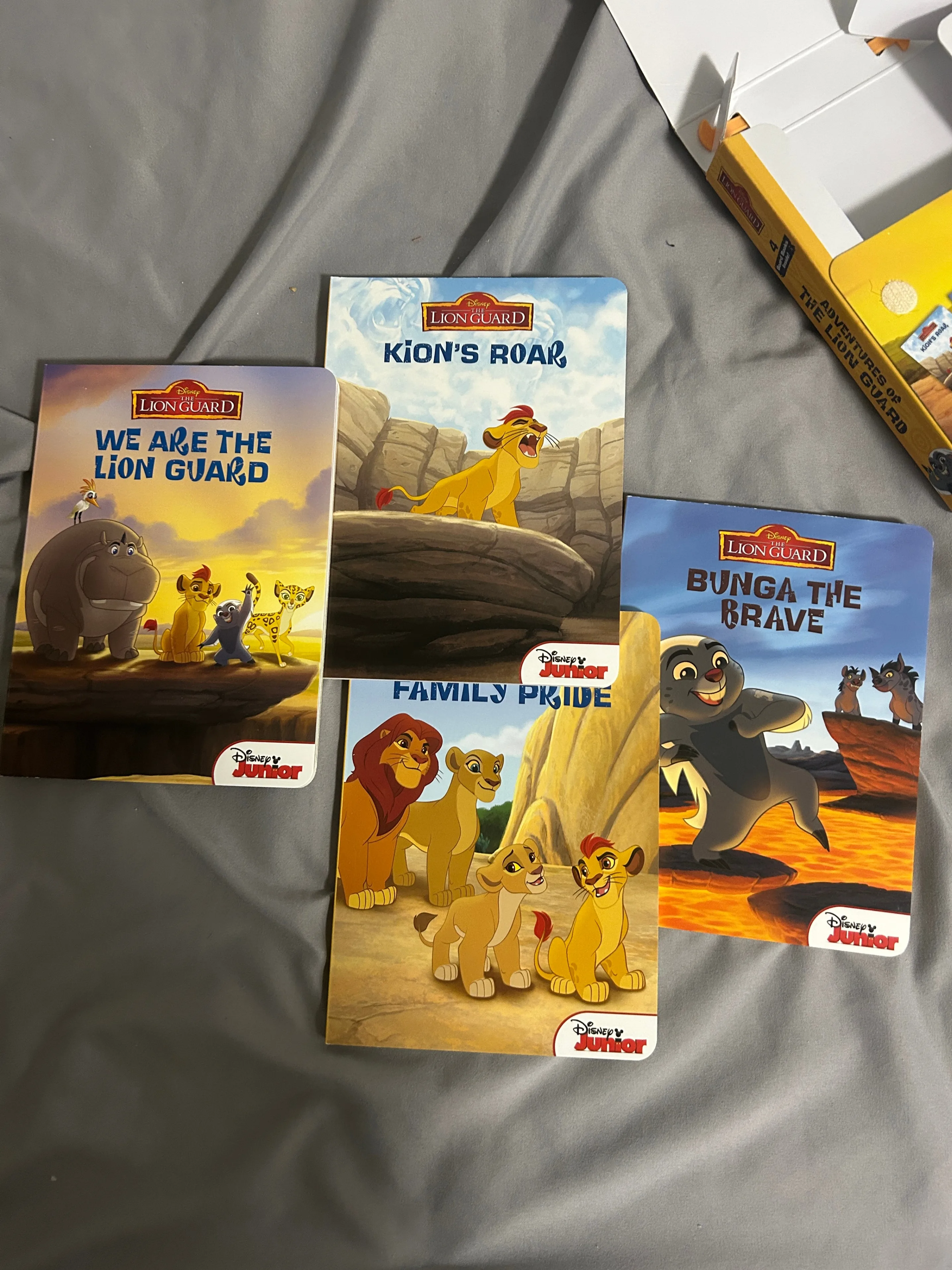 Adventures of the Lion Guard Hardcover Board Books Disney Jr Set