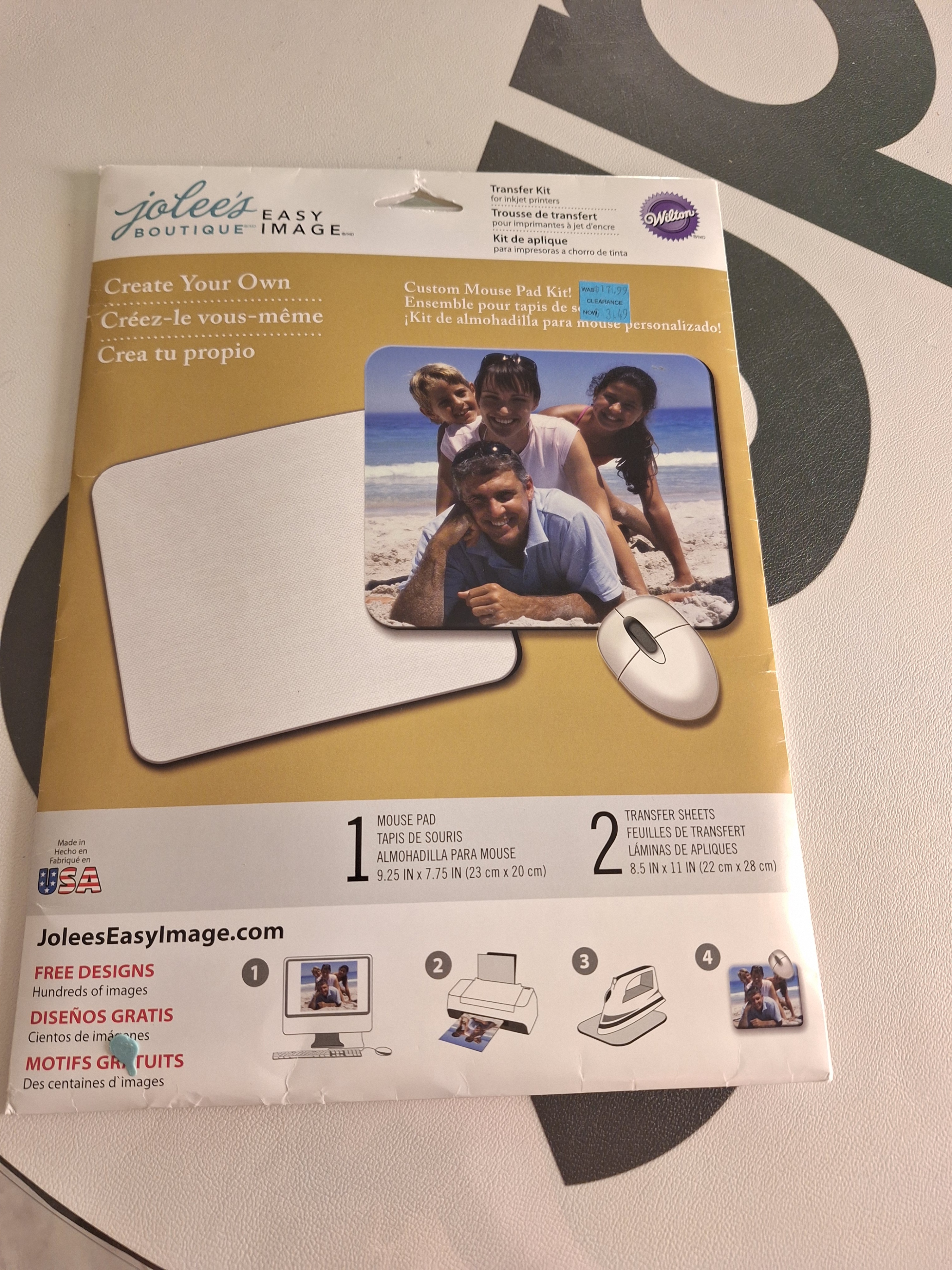 Jolee's Create your own Mouse pad and puzzle