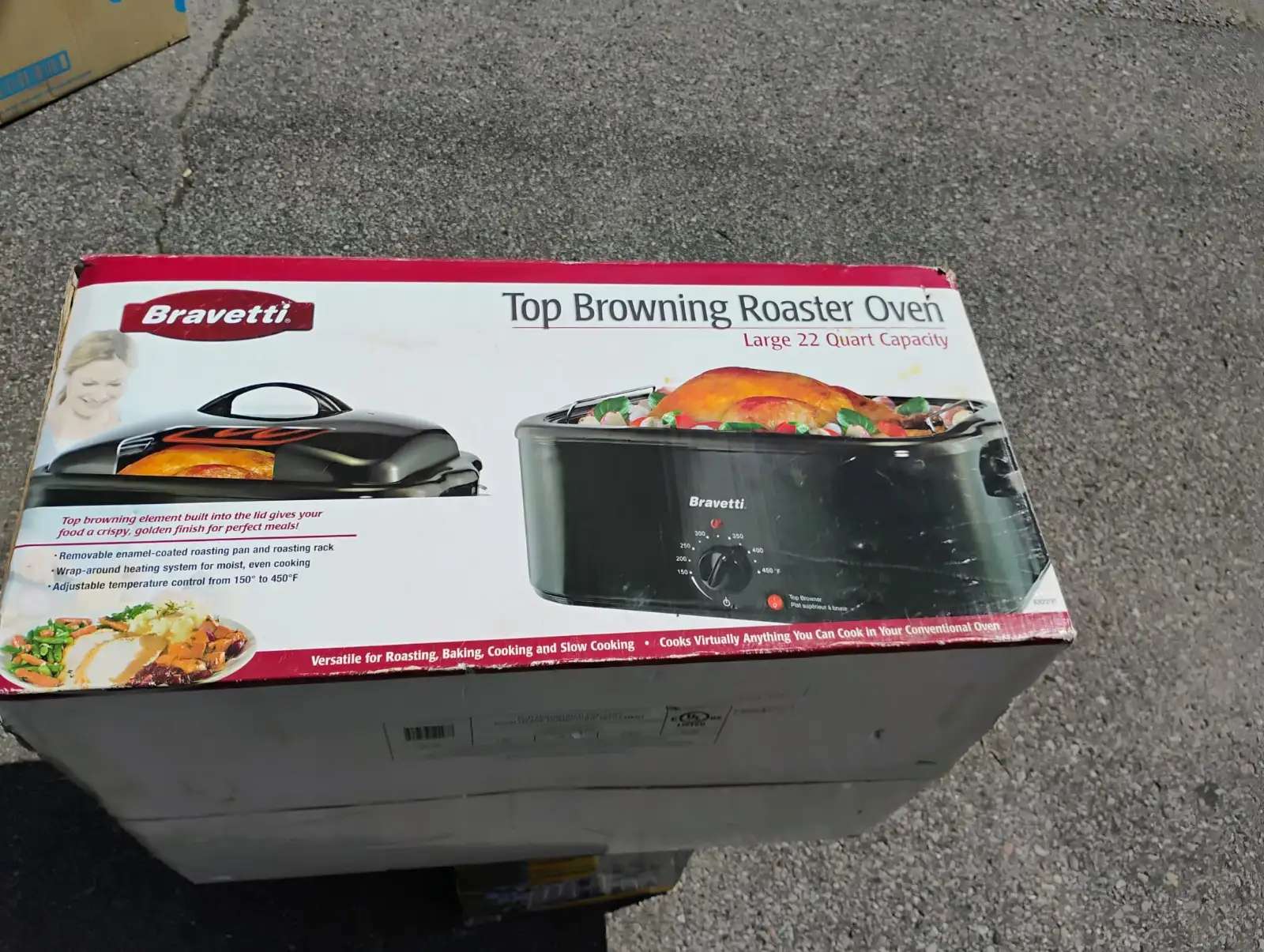 Bravetti Top Browning Roaster Oven 22-quarb - photo 5