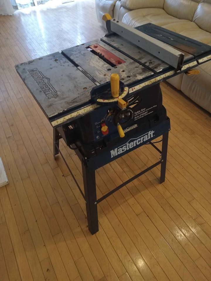 Mastercraft table saw - photo 3