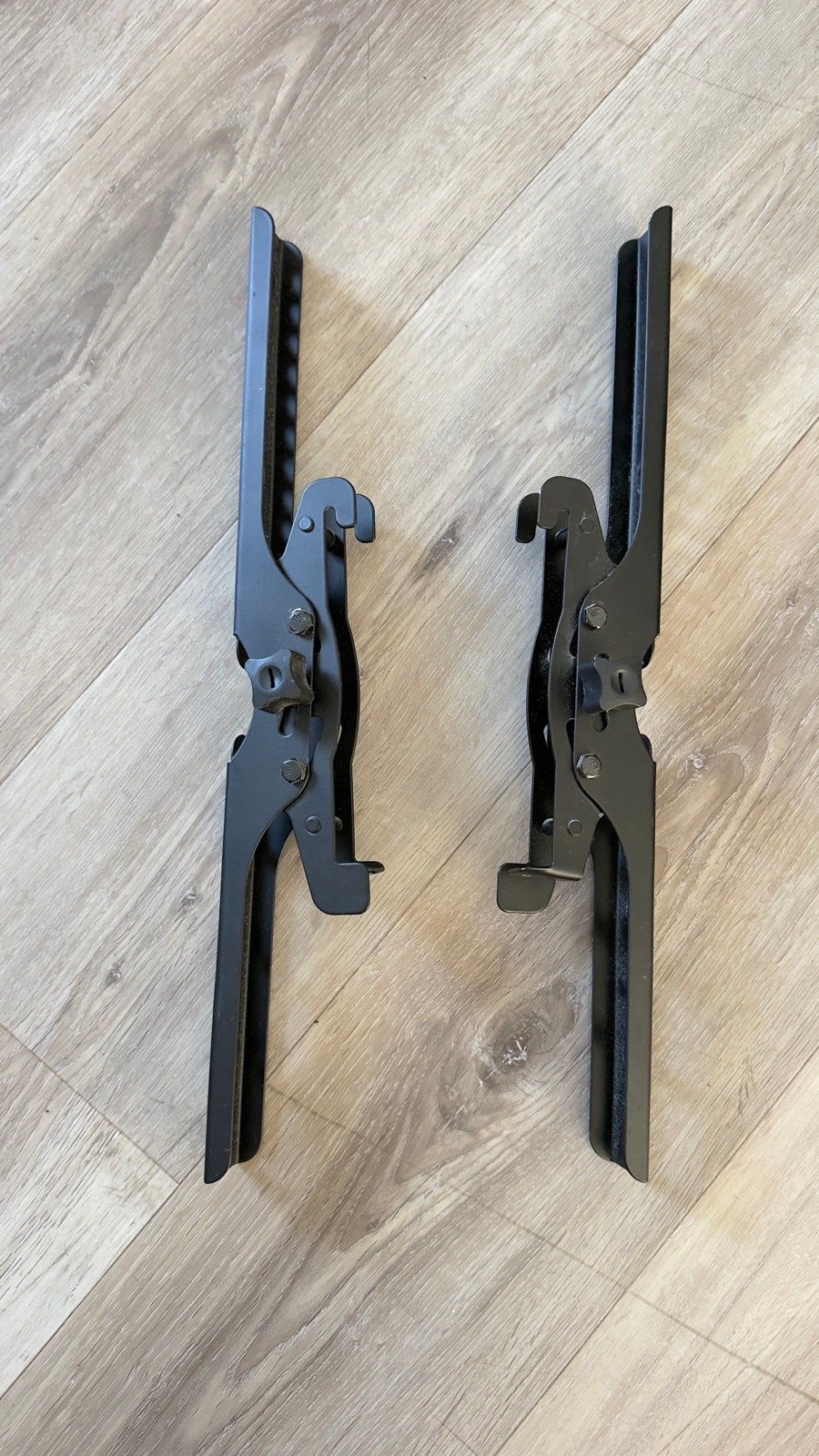 TV Mount Tilt Bracket Arms – Pair, Black (Arms Only) - photo 2