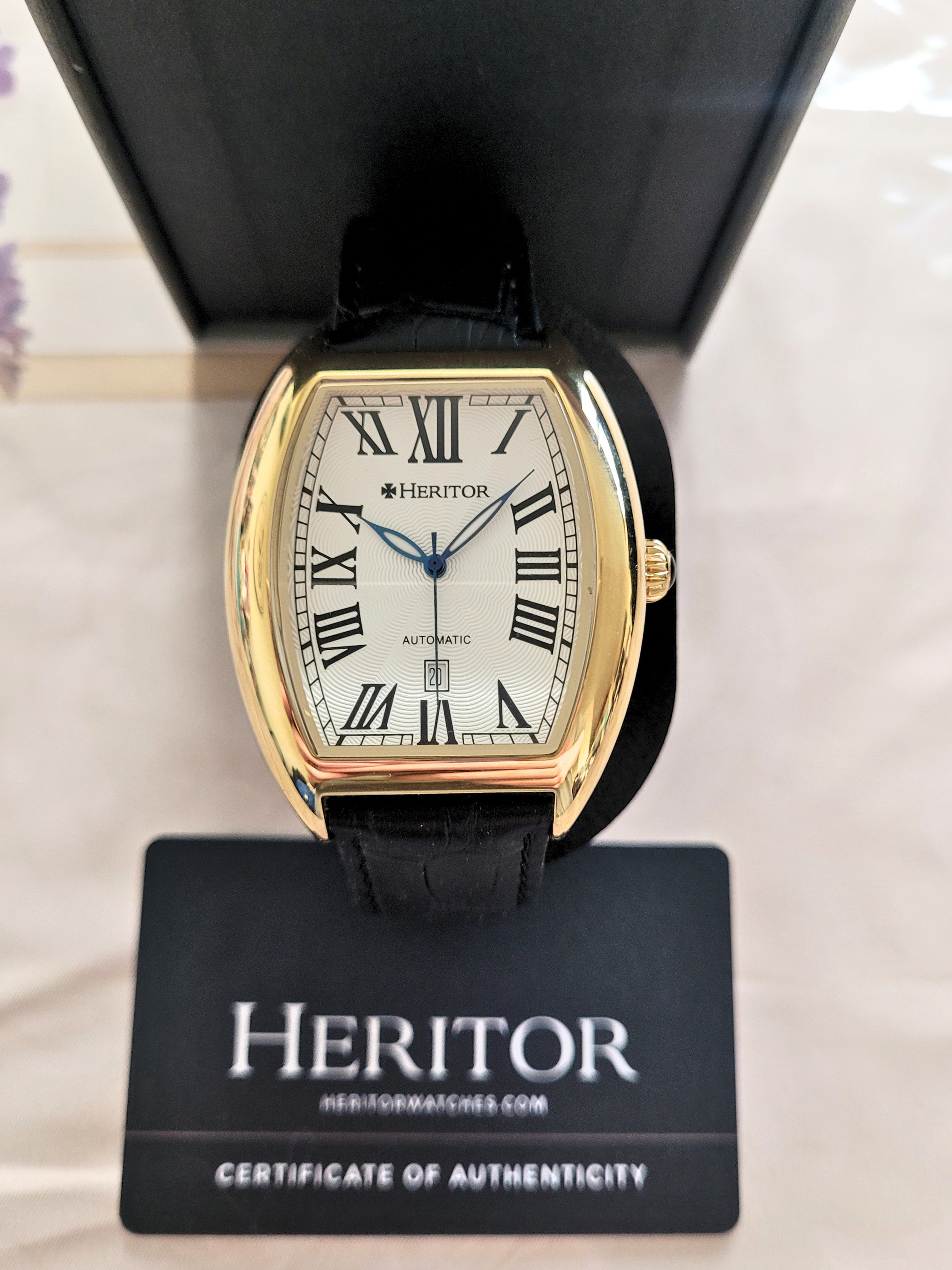 Heritor Men's Redmond Automatic Leather Watch - photo 2