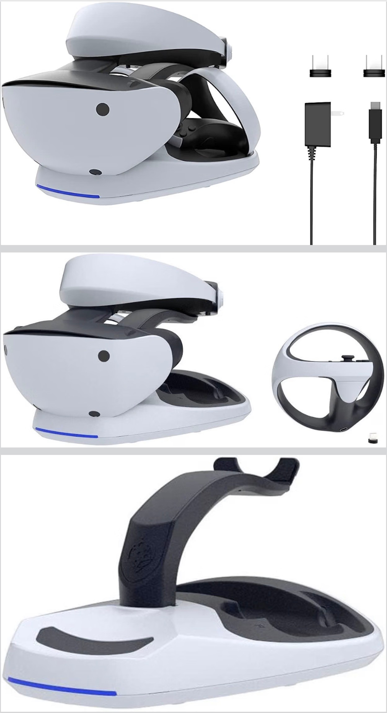 Charging Station PS VR2 & Sense Ctrl Magnetic Showcase Type-C