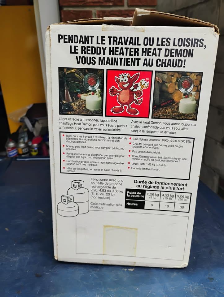 REDDY HEATER Heat Demon Portable Propane Heater - photo 3