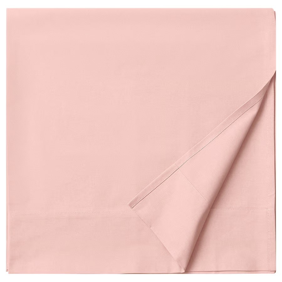 IKEA DVALA Queen Flat Sheet – Light Pink - photo 2