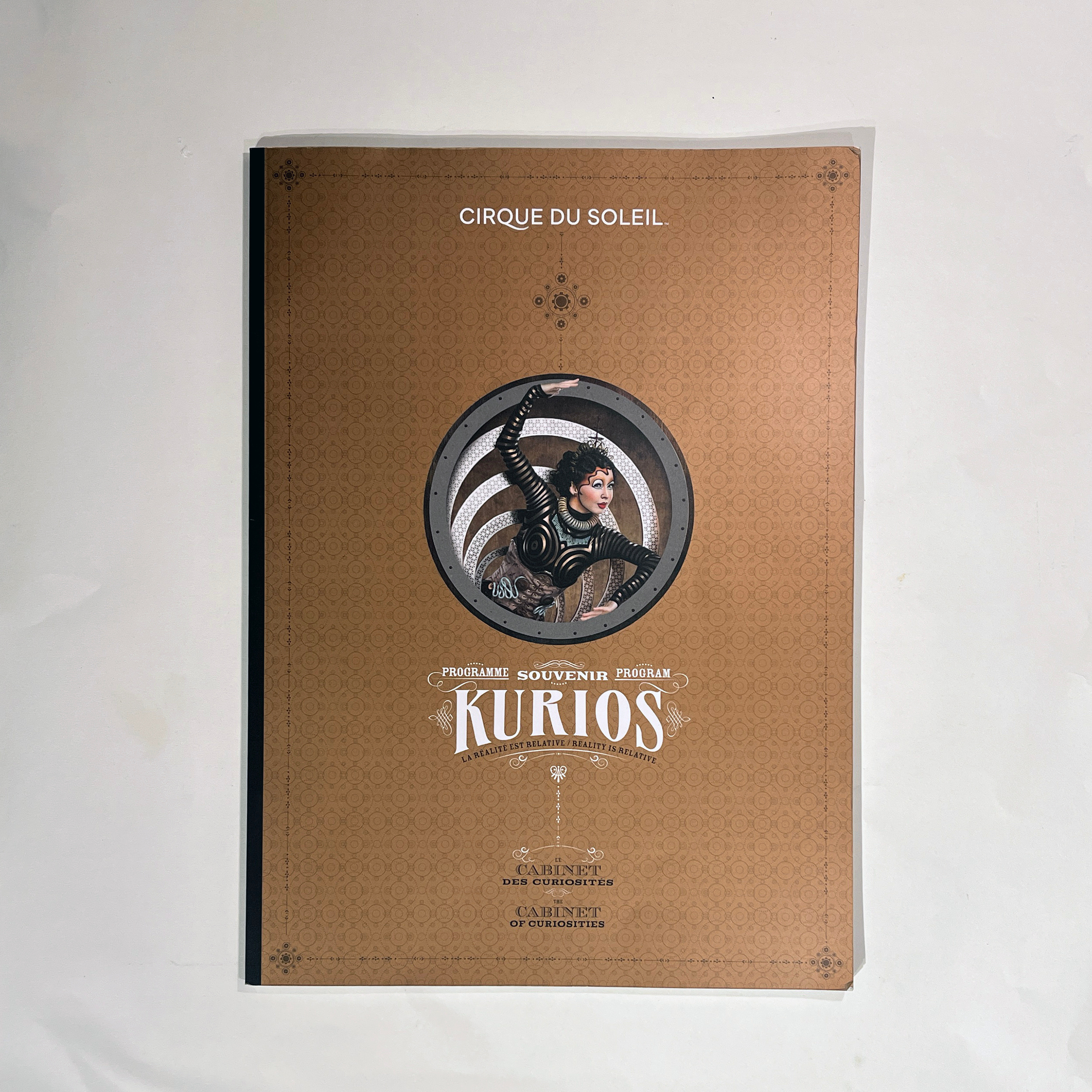 Large Cirque du Soleil Kurios Program - Very Good Condition